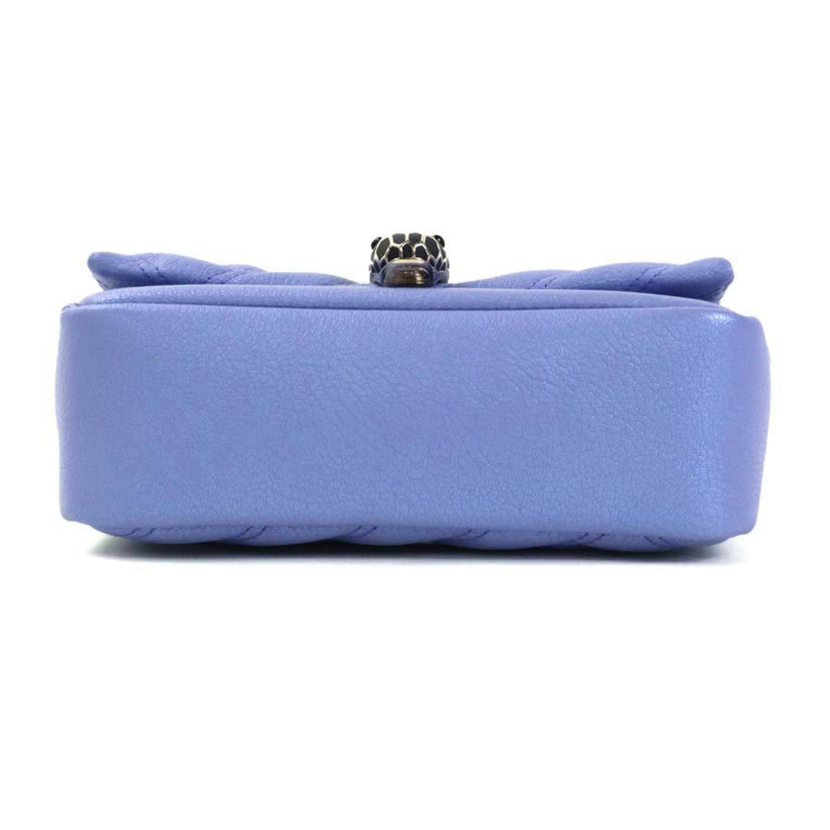 Bvlgari Metallic Purple Leather Shoulder Bag (Pre-Owned)