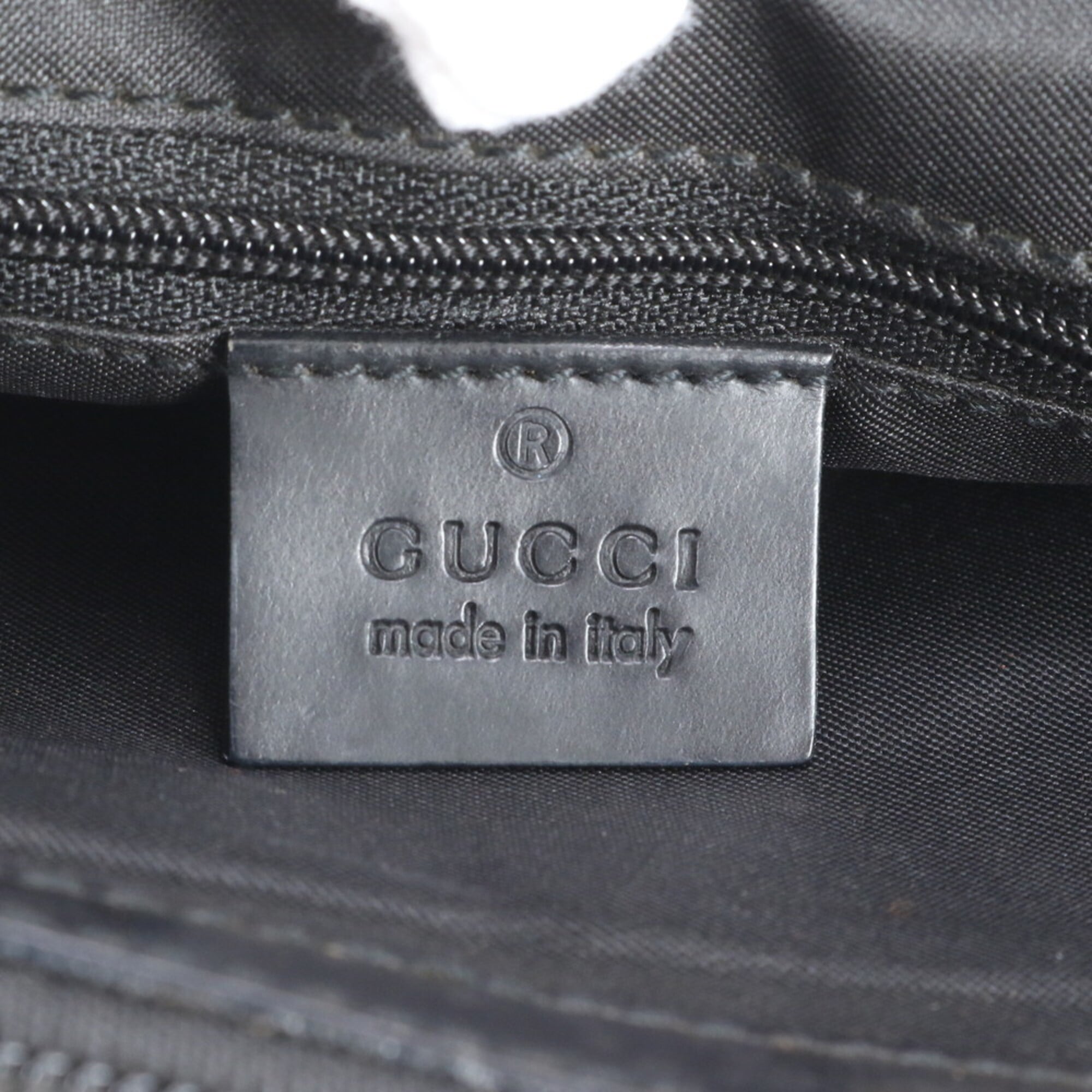 Gucci Bamboo Black Handbag Tote Bag (Pre-Owned)
