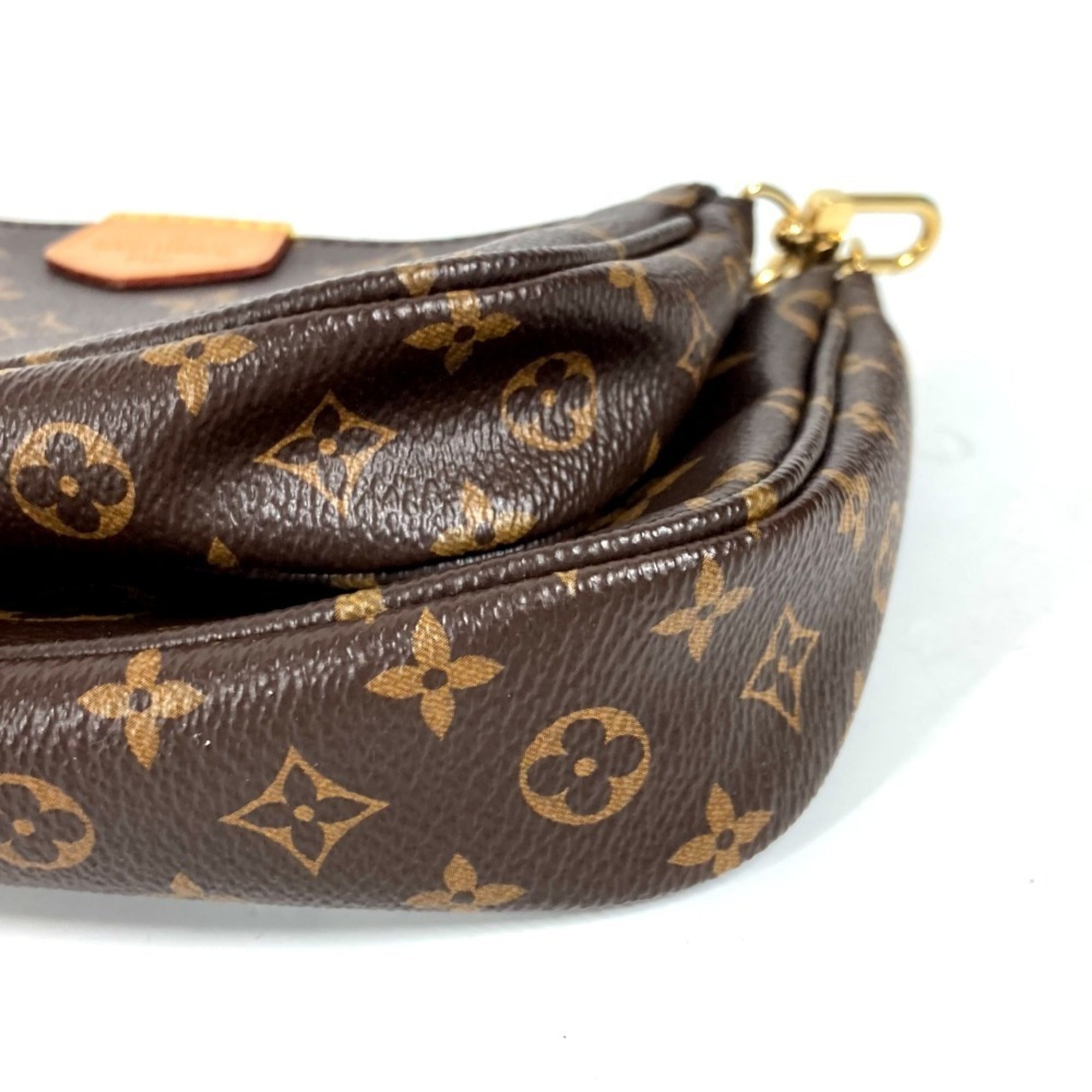 Louis Vuitton Brown Khaki Monogram Pochette Shoulder Bag (Pre-Owned)