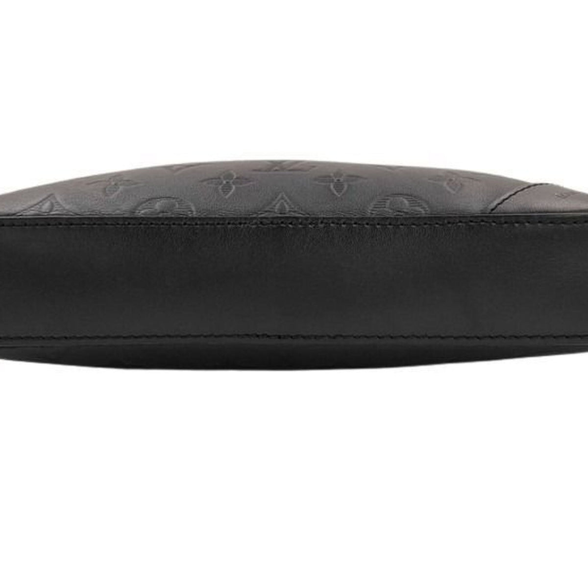 Louis Vuitton Black Monogram Leather Pouch Shoulder Bag (Pre-Owned)