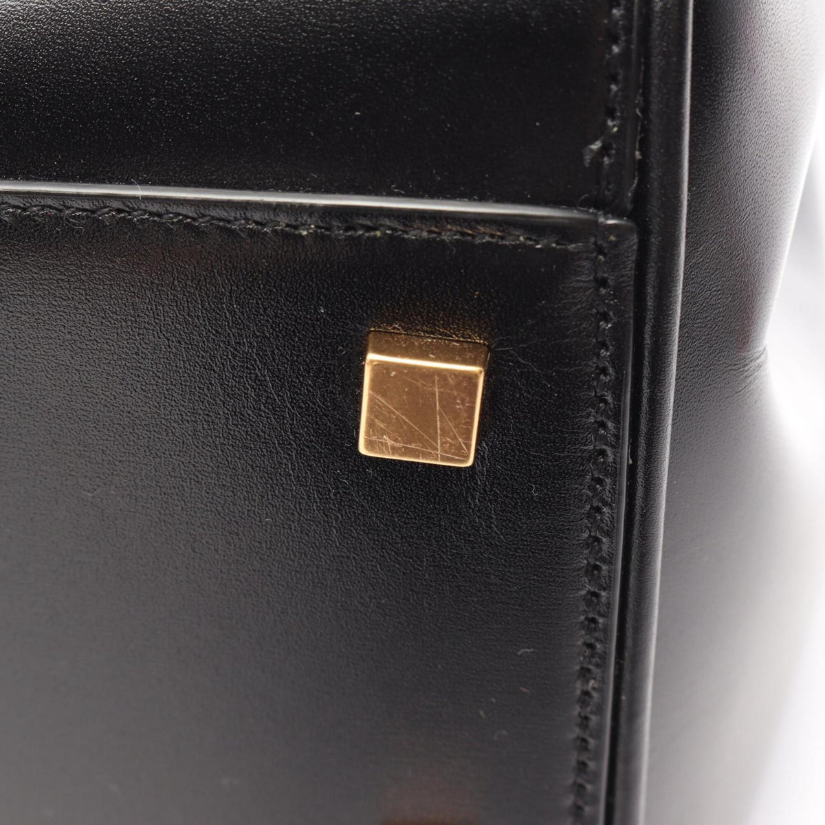 Yves Saint Laurent Black Leather Tote Bag (Pre-Owned)
