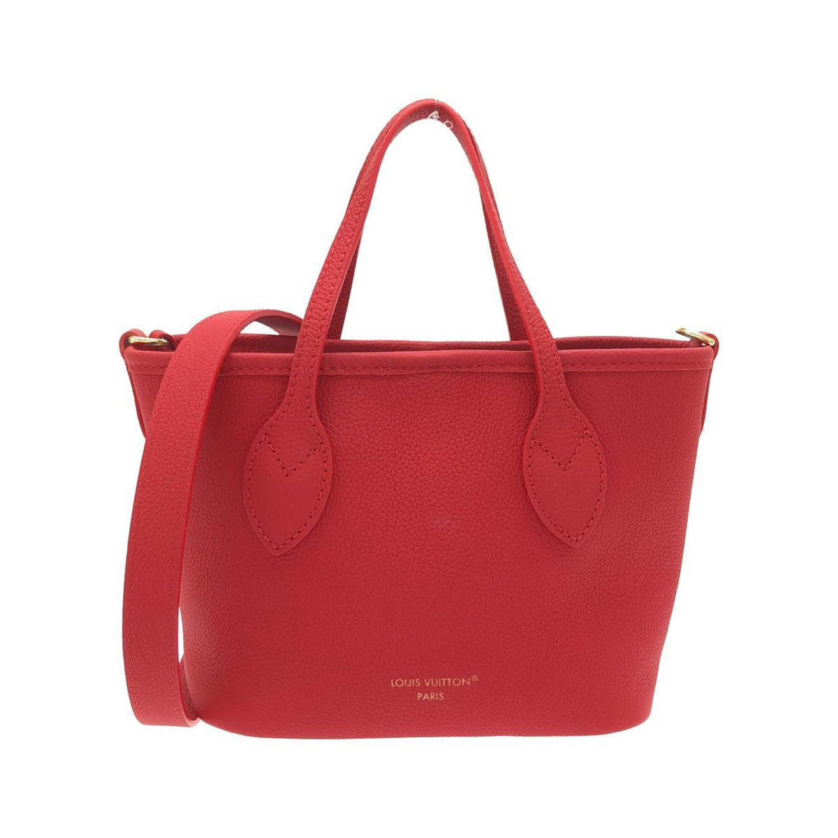 Louis Vuitton Monogram Cherry Rouge Denim Leather Handbag (Pre-Owned)