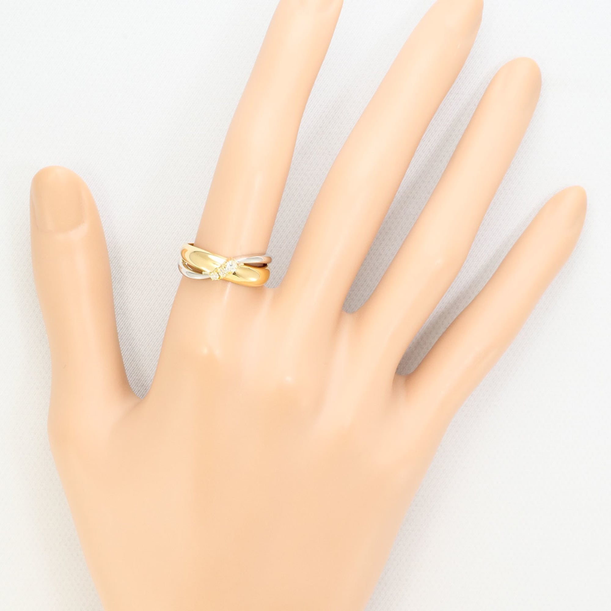 Unbranded Platinum Yellow Gold Yellow Gold (18K) Platinum 900 Band Ring (Pre-Owned)