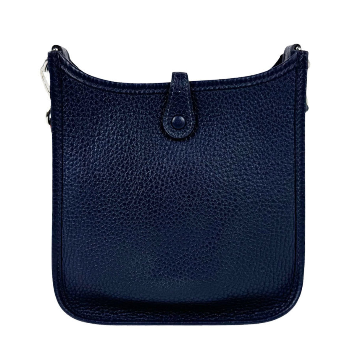 Hermes Blue Nuit Taurillon Clemence Leather Shoulder Bag (Pre-Owned)