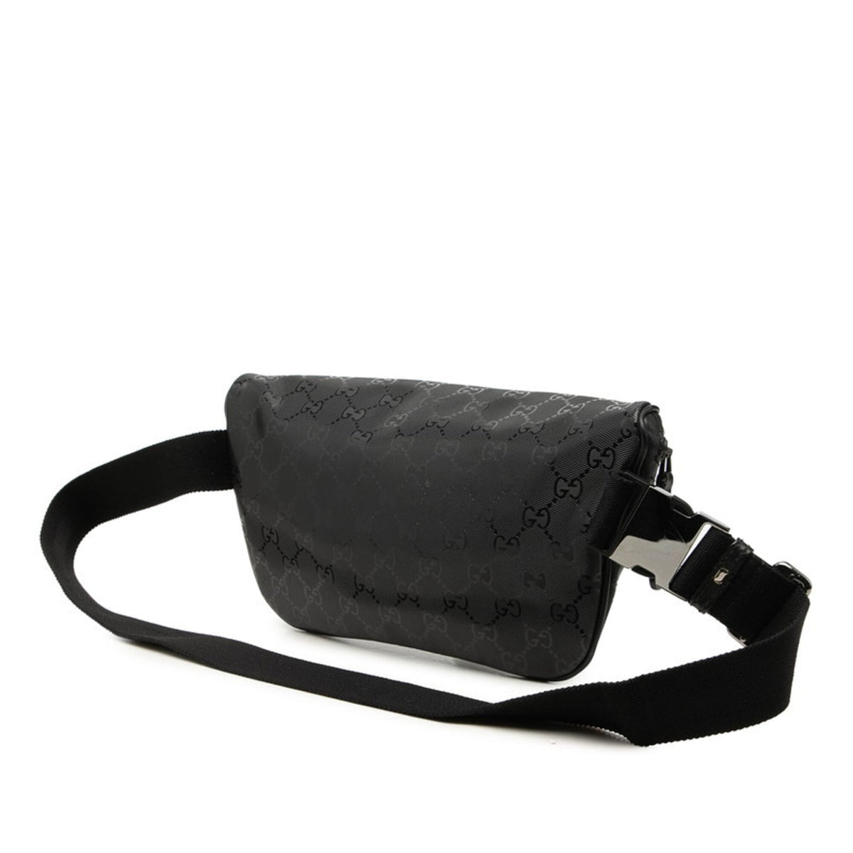 Gucci Black Pvc Fanny Pack (Pre-Owned)