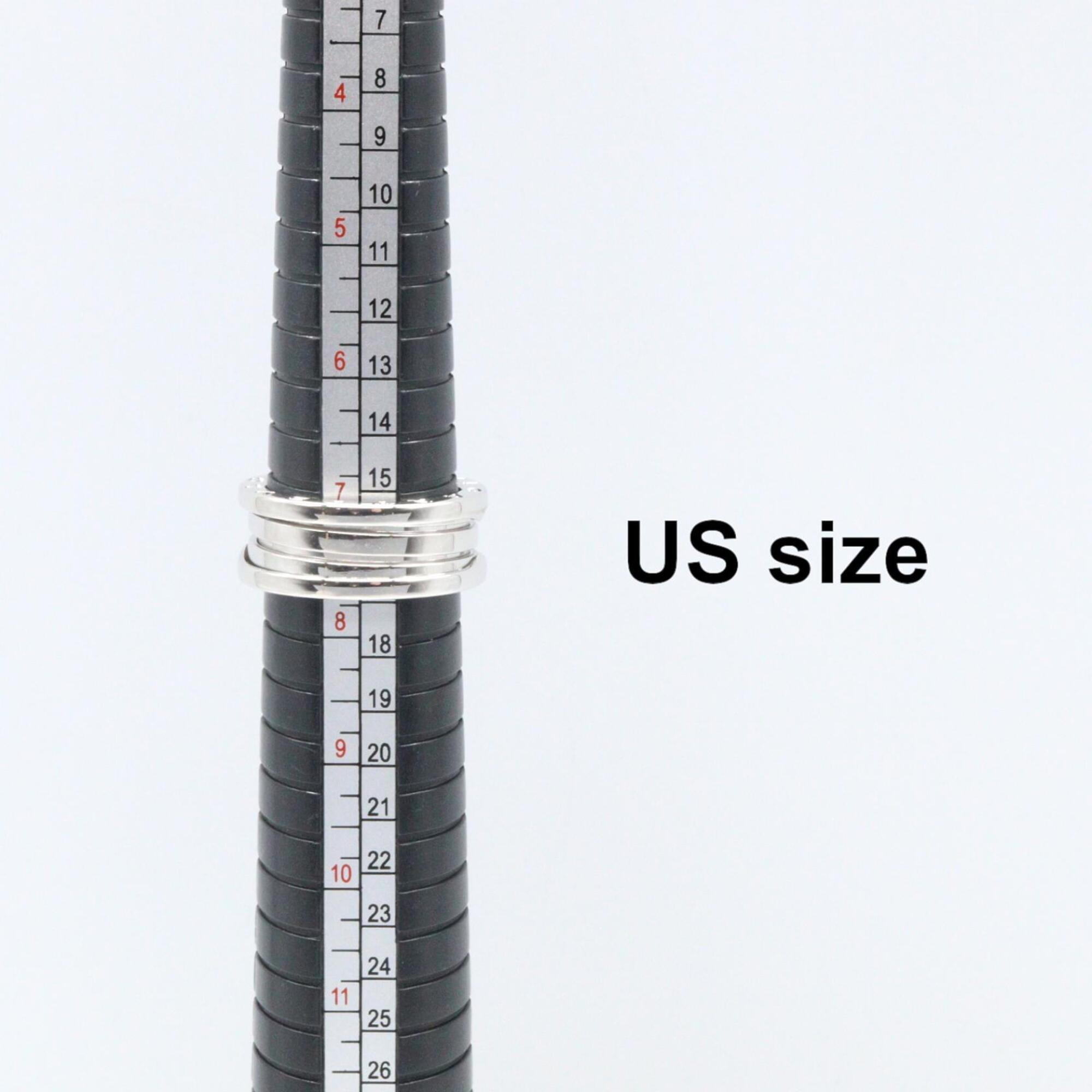 Bvlgari Silver White Gold (18K) Band Ring (Pre-Owned)