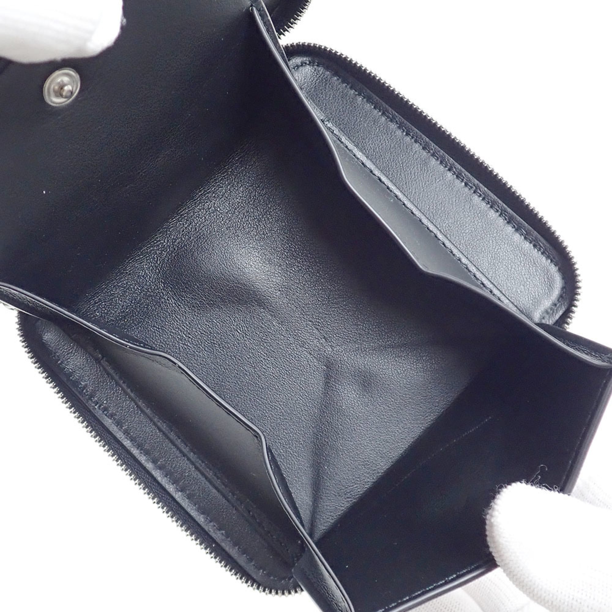 Bottega Veneta Black Intrecciato Wallet (Bi-Fold) (Pre-Owned)