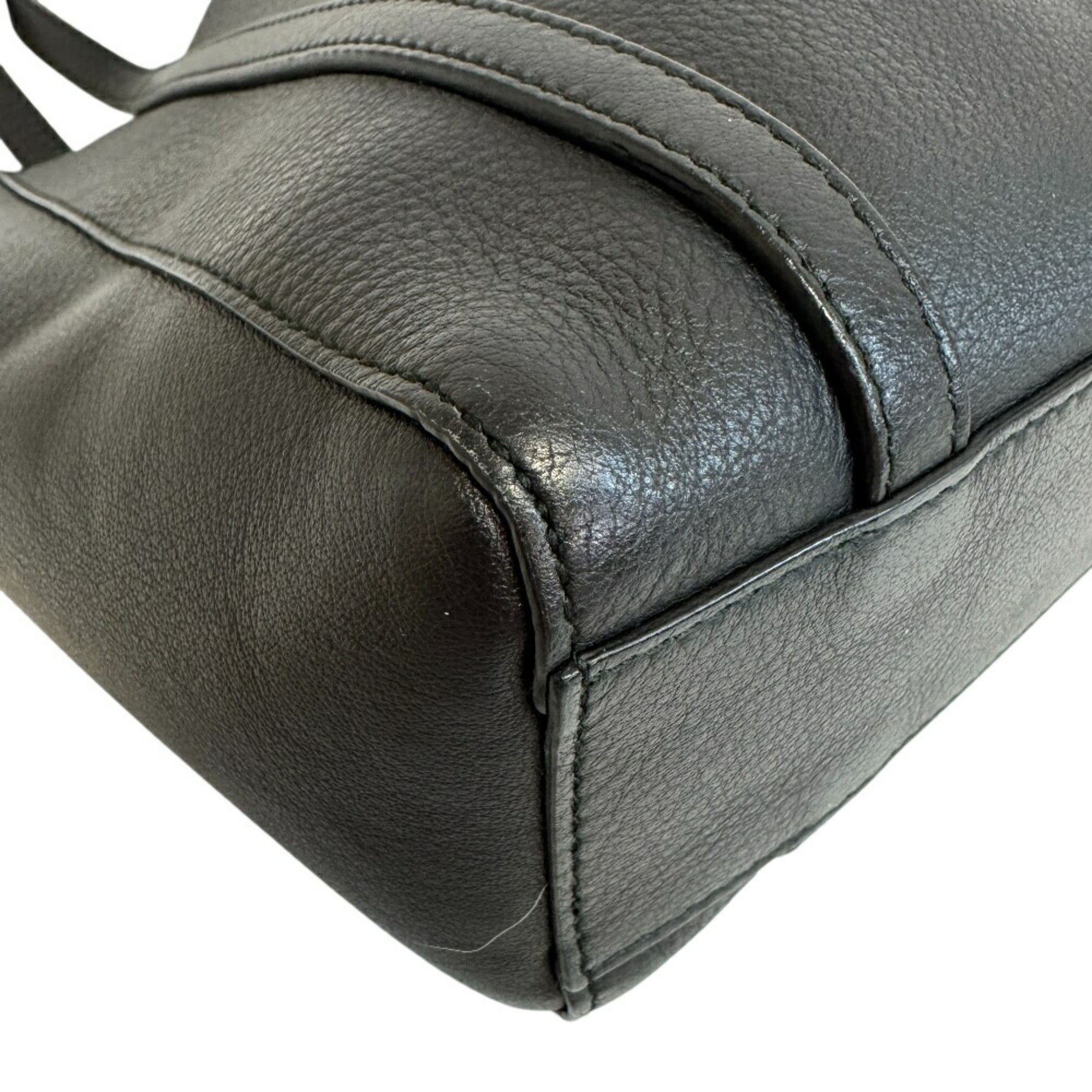 Balenciaga Black Leather Handbag (Pre-Owned)
