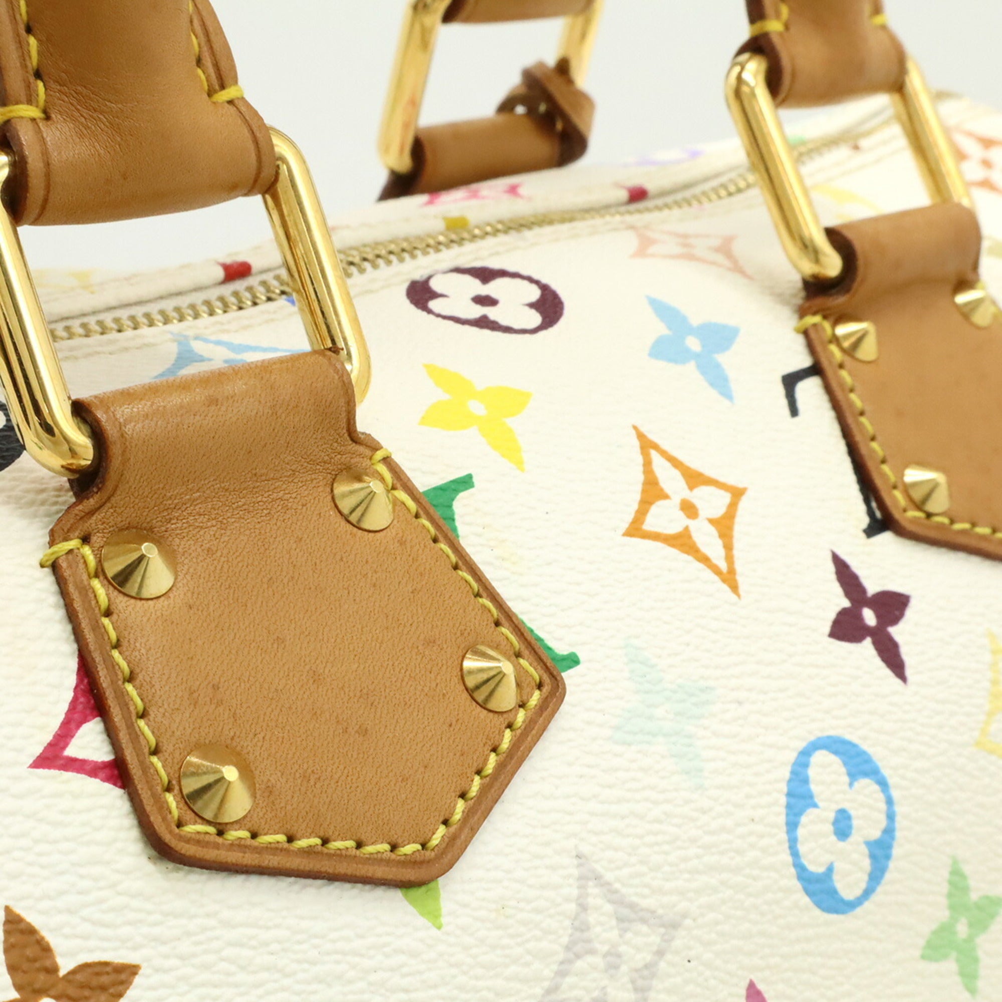 Louis Vuitton Blanc Monogram Multi-Color White Monogram Multicolore Handbag (Pre-Owned)