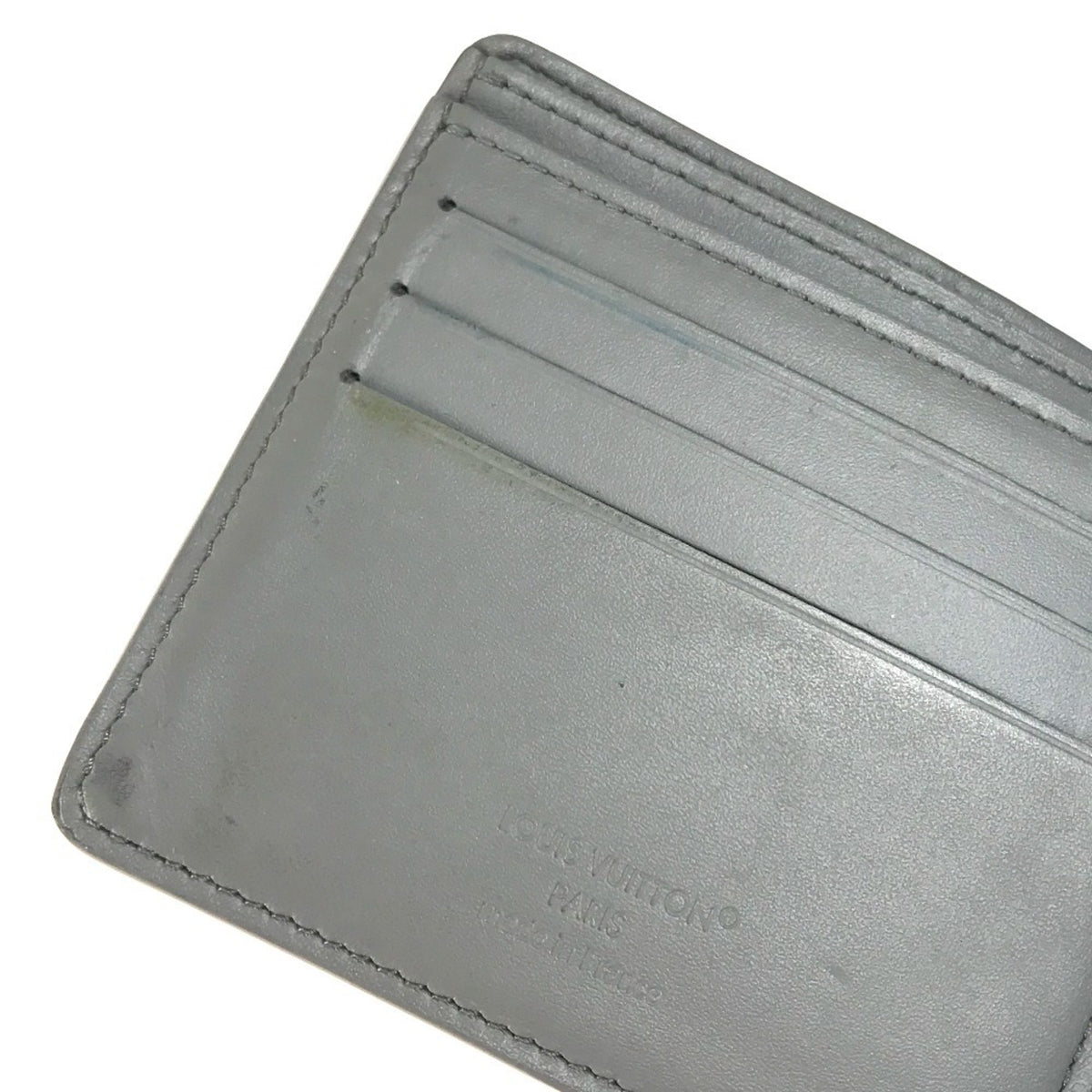 Louis Vuitton Monogram Shadow Gray Monogram Shadow Wallet (Bi-Fold) (Pre-Owned)