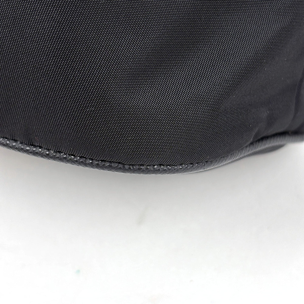 Prada Black Nylon Leather Handbag (Pre-Owned)