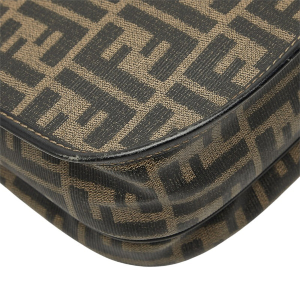 Fendi Brown Leather Shoulder Bag (Pre-Owned)