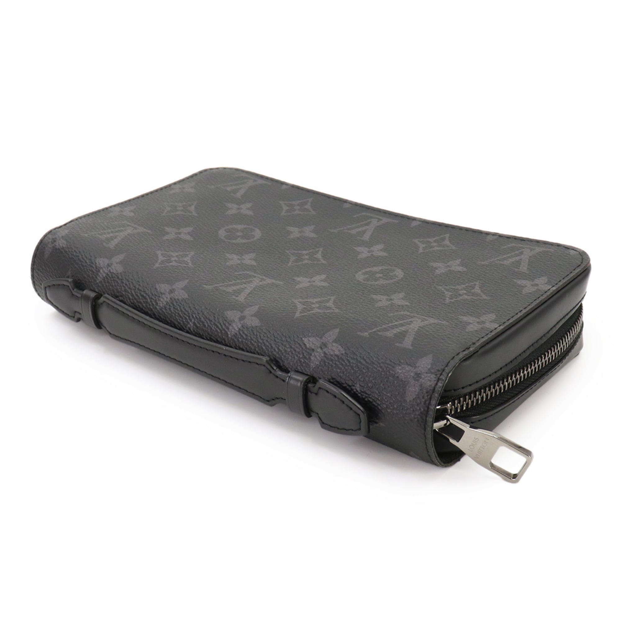 Louis Vuitton Monogram Eclipse Monogram Eclipse Canvas Long Wallet (Bi-Fold) (Pre-Owned)