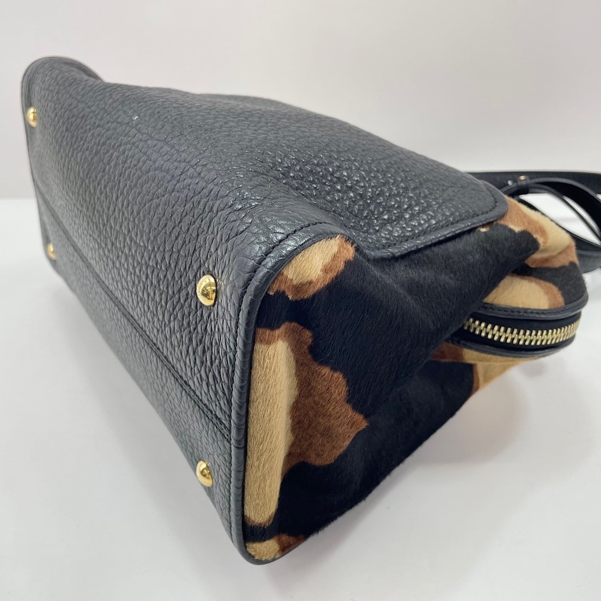 Fendi Black Handbag Shoulder Bag (Pre-Owned)