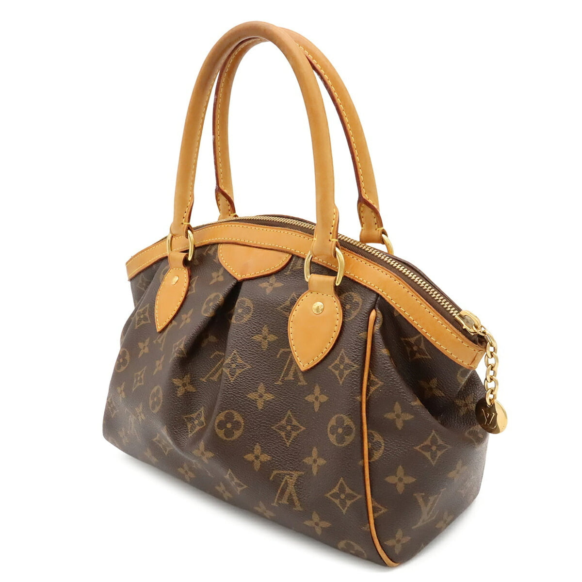 Louis Vuitton Brown Monogram Handbag Tote Bag (Pre-Owned)