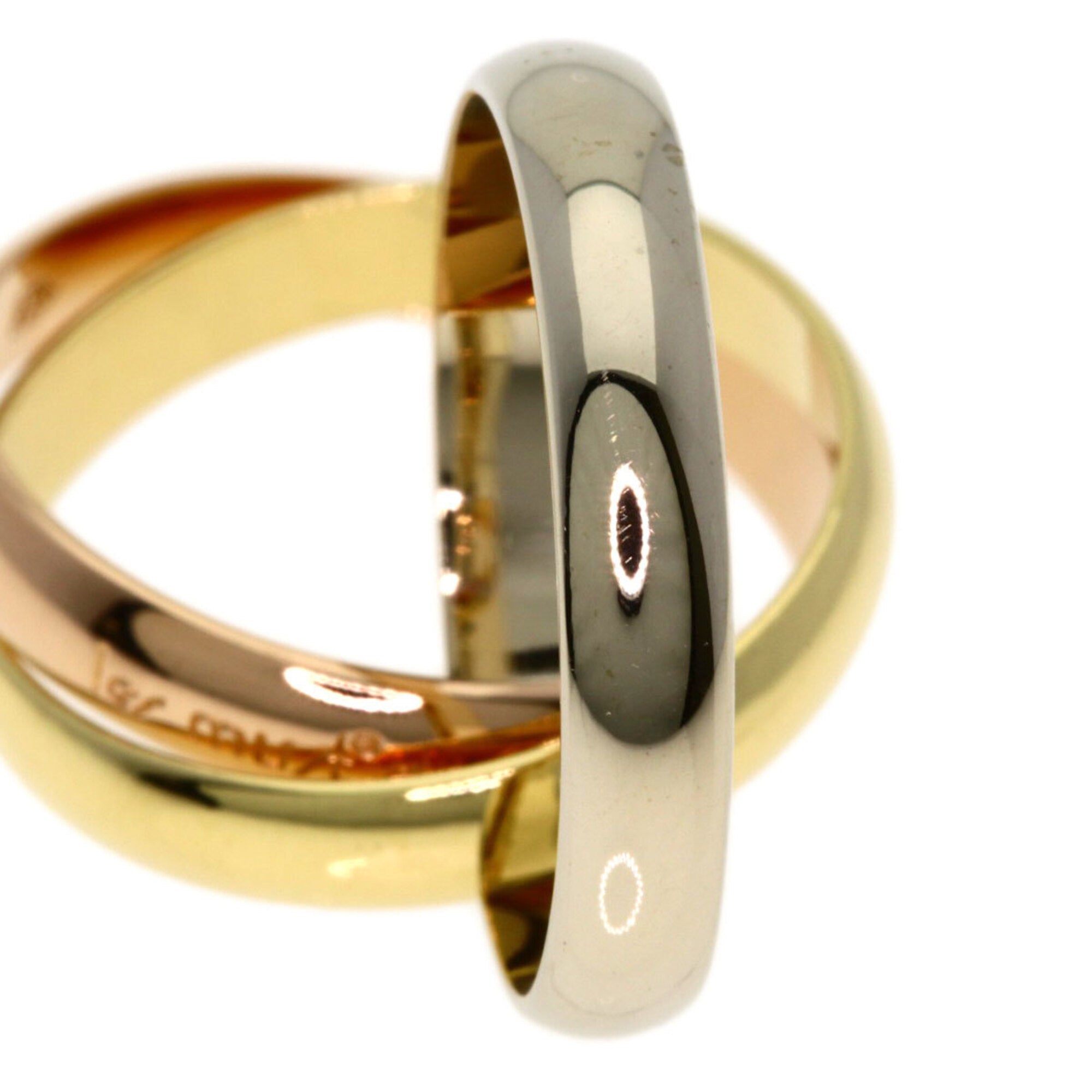 Cartier Trinity Yellow Gold (18K) Pink Gold (18K) White Gold (18K) Band Ring (Pre-Owned)