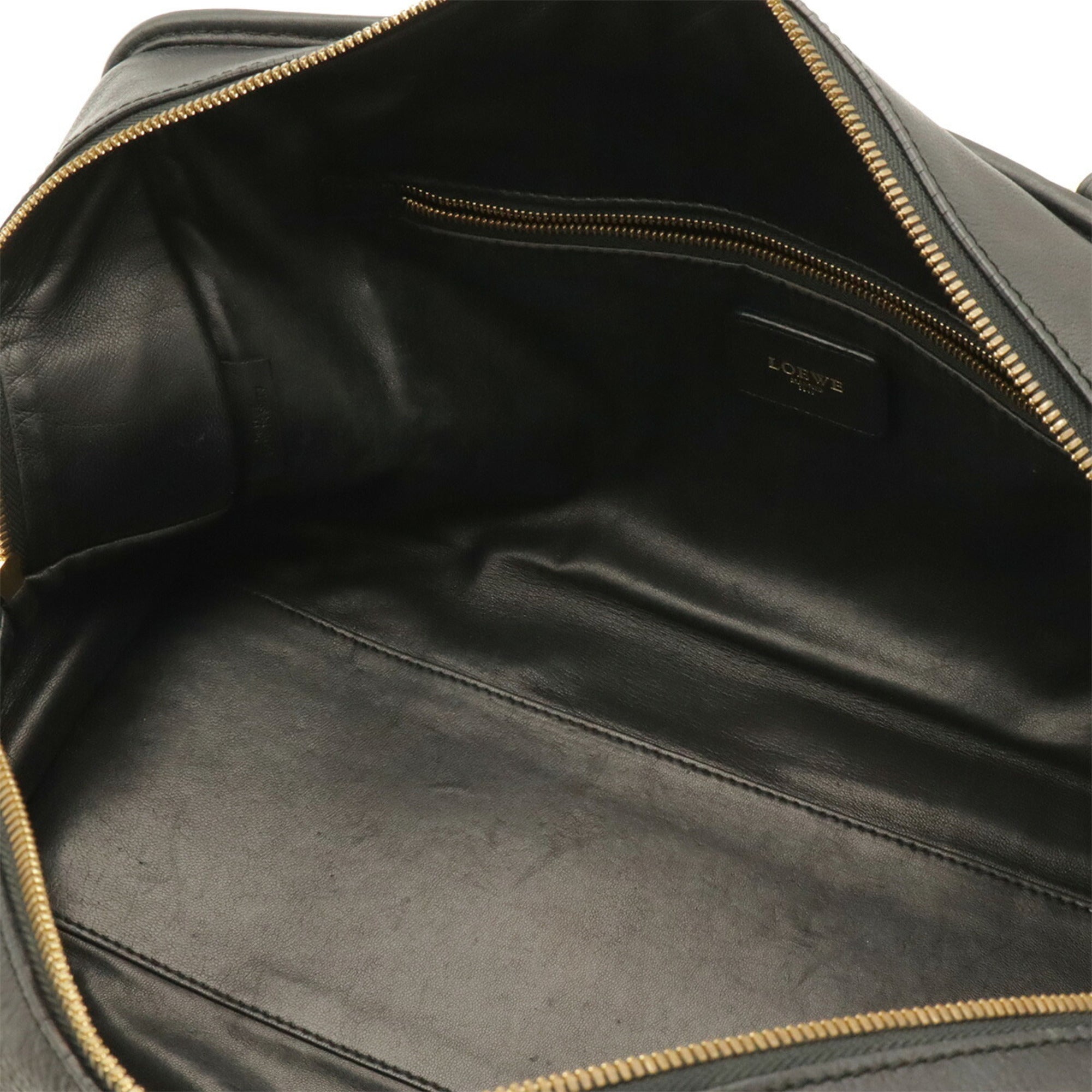Loewe Amazona Black Leather Handbag (Pre-Owned)