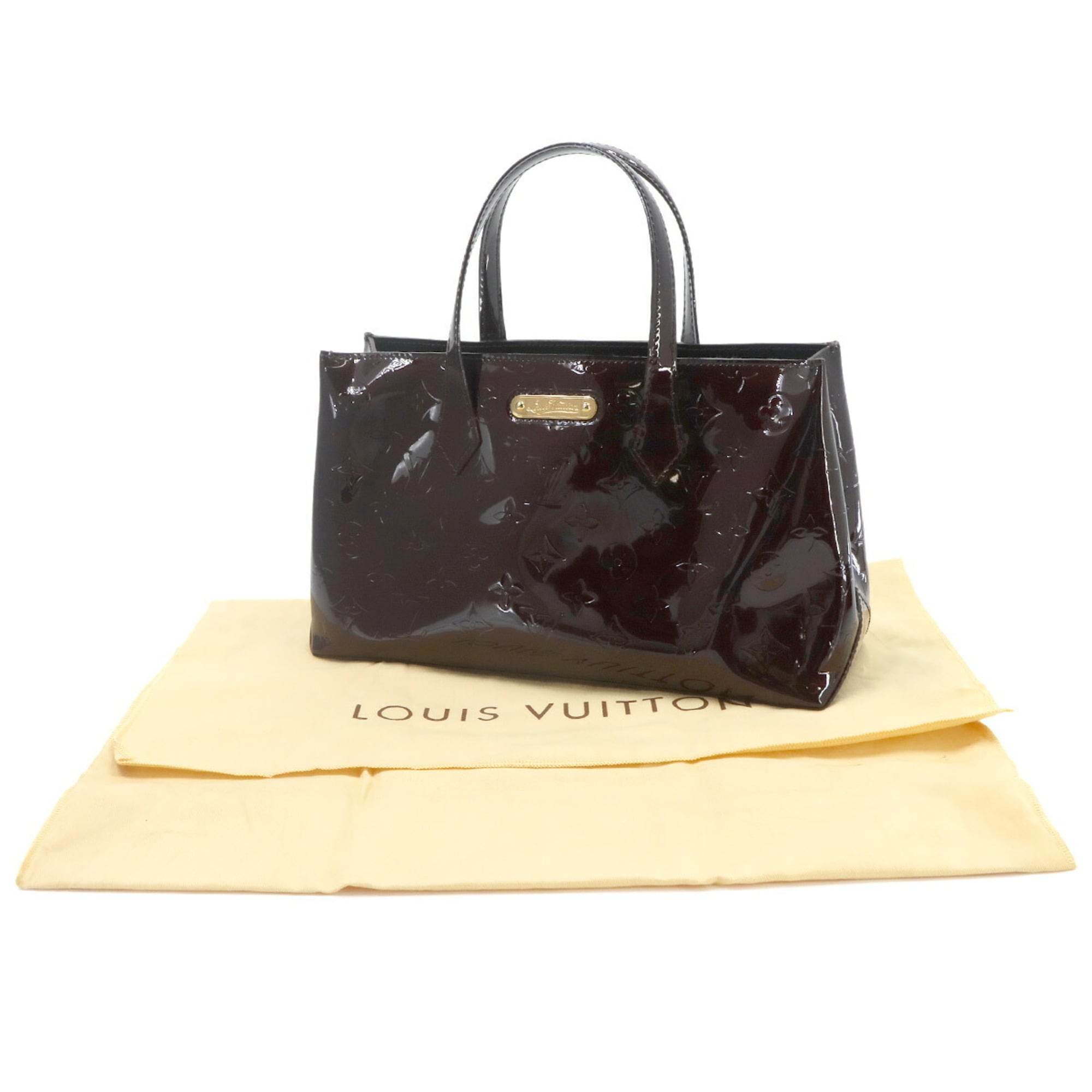 Louis Vuitton Amarante Monogram Vernis Handbag (Pre-Owned)
