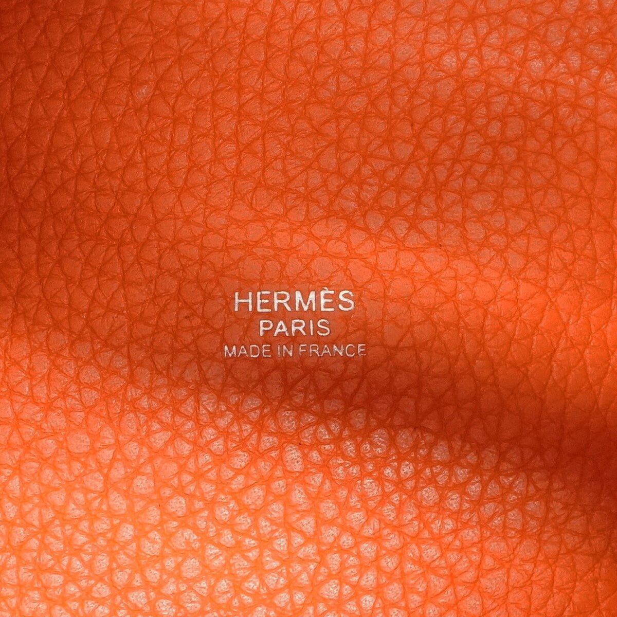 Hermes Capucine Taurillon Clemence Leather Handbag (Pre-Owned)