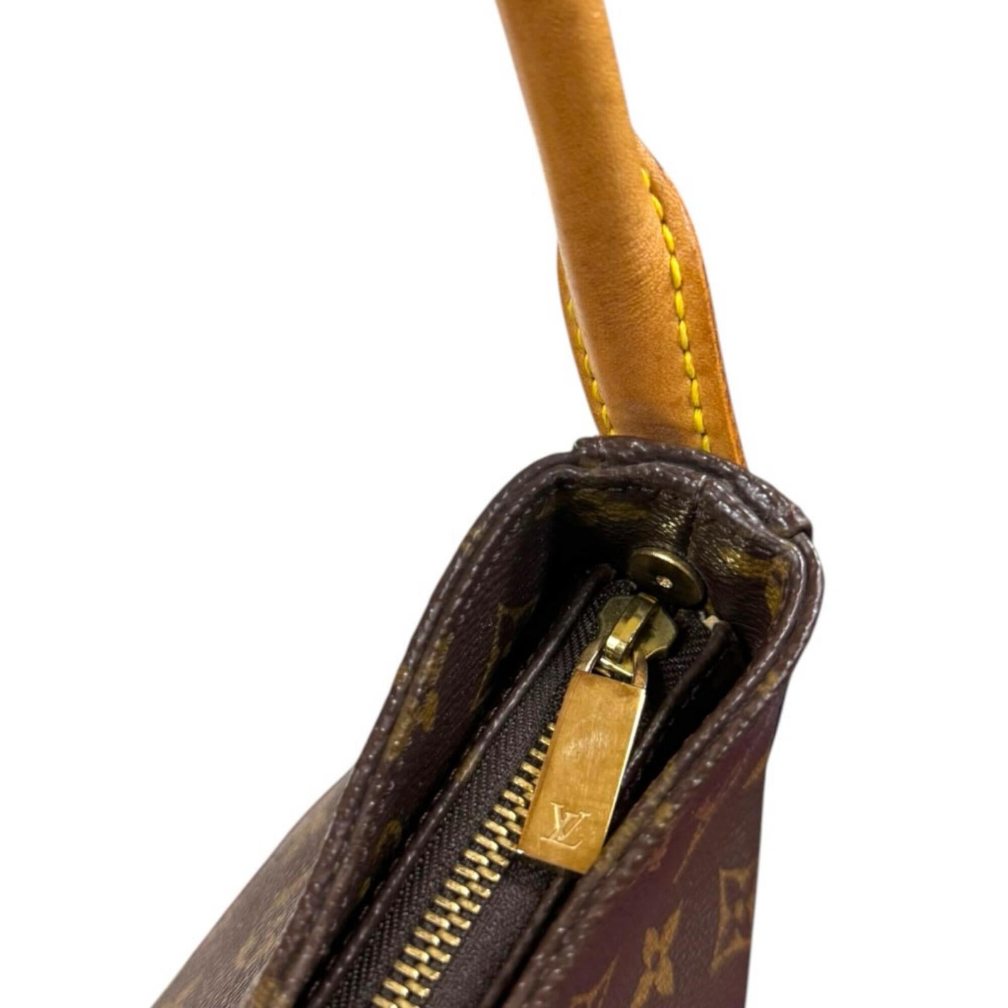 Louis Vuitton Brown Monogram Canvas Shoulder Bag (Pre-Owned)