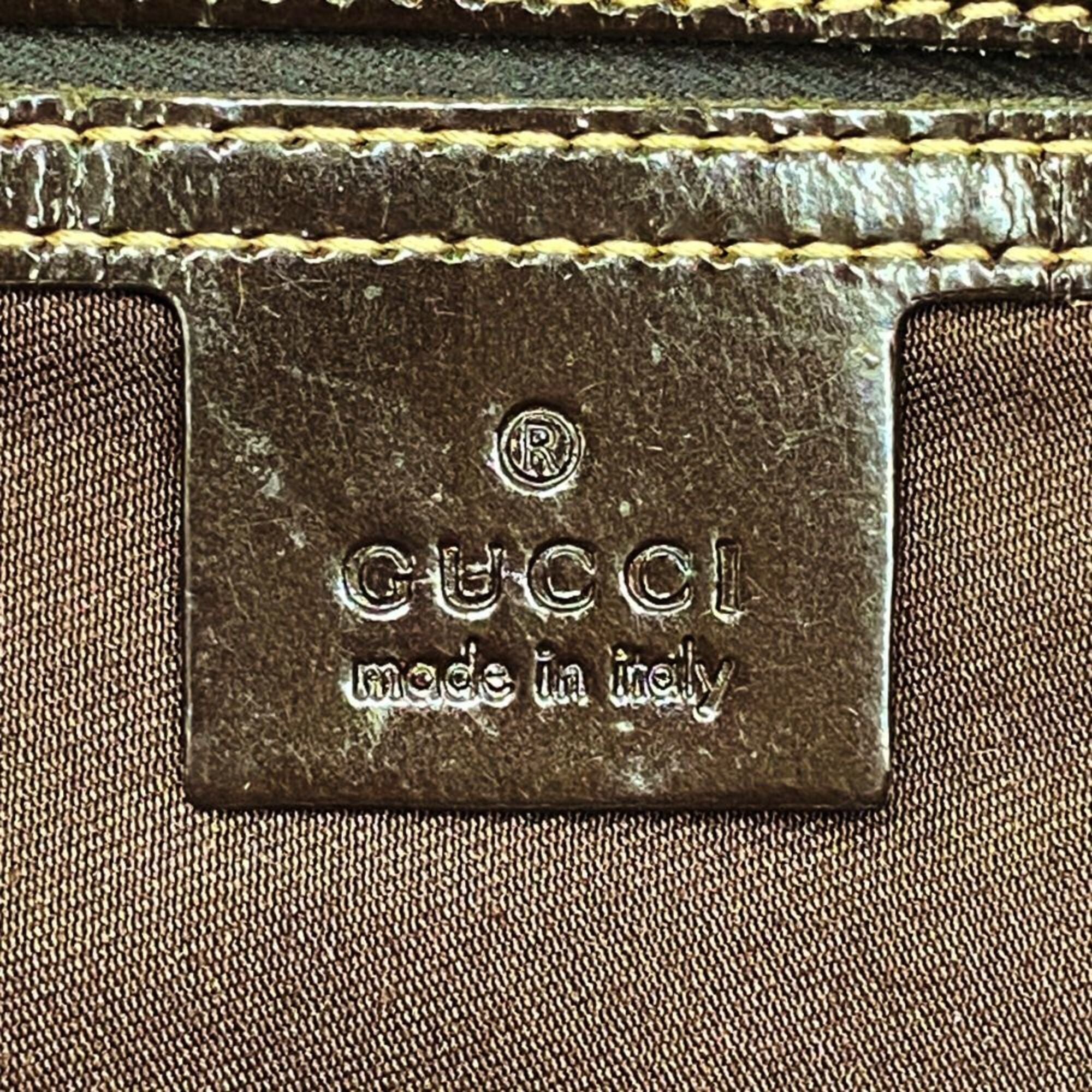 Gucci Brown Pvc Tote Bag (Pre-Owned)