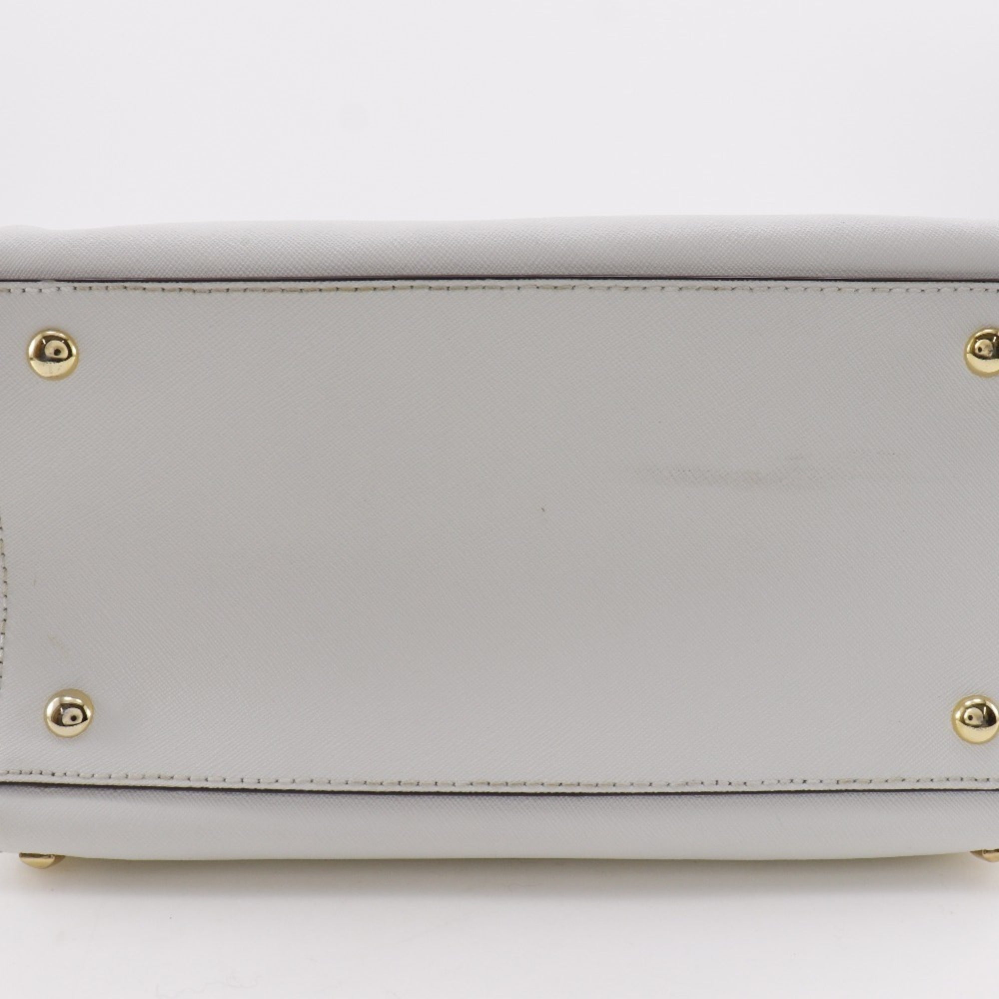 Michael Kors White Leather Handbag (Pre-Owned)