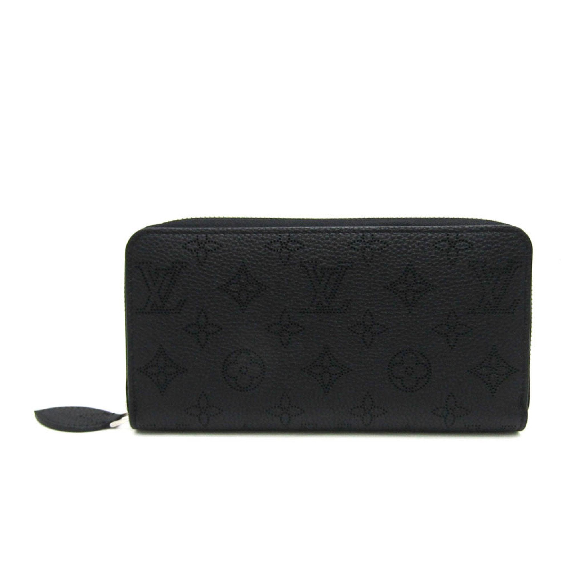 Louis Vuitton Mahina Noir Mahina Leather Long Wallet (Bi-Fold) (Pre-Owned)
