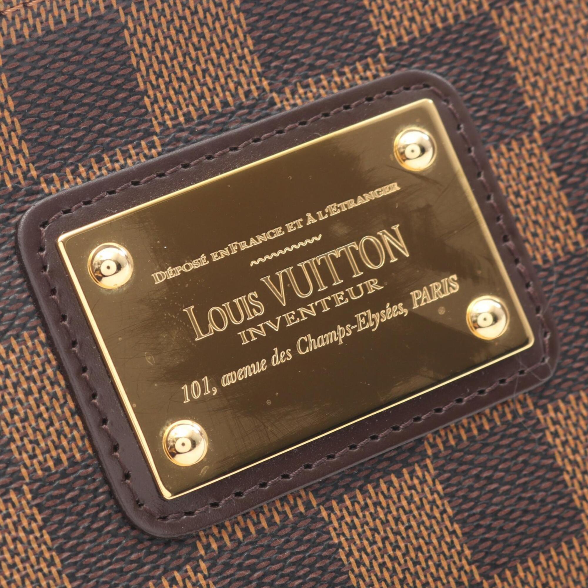 Louis Vuitton Brown Ebene Coated Canvas Leather Handbag (Pre-Owned)