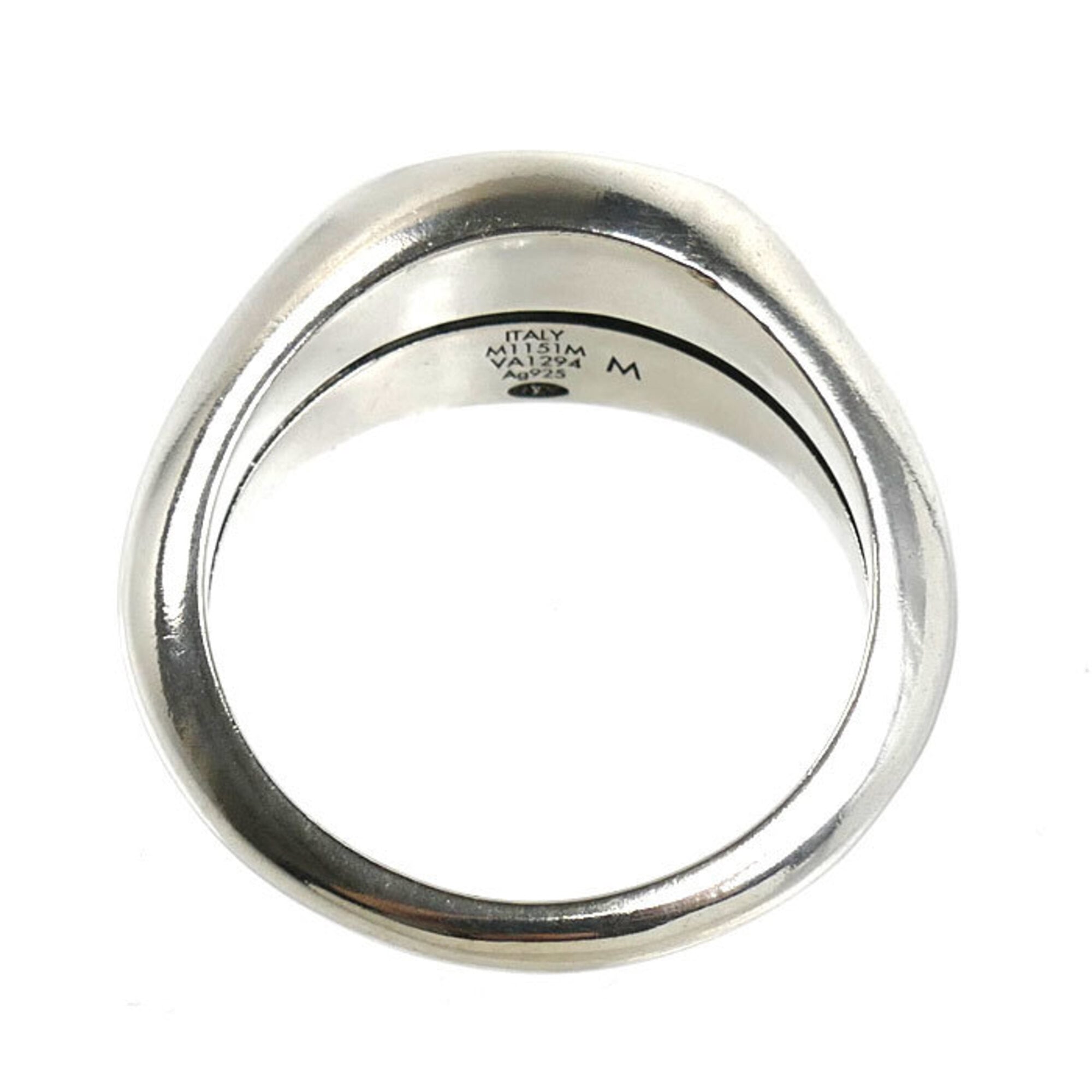 Louis Vuitton Silver 925 Band Ring (Pre-Owned)