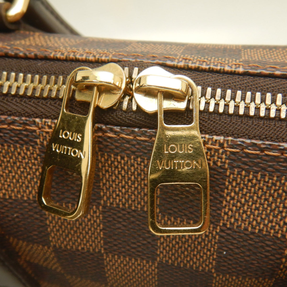 Louis Vuitton Damier Canvas Ebene Damier Canvas Briefcase Handbag Shoulder Bag (Pre-Owned)
