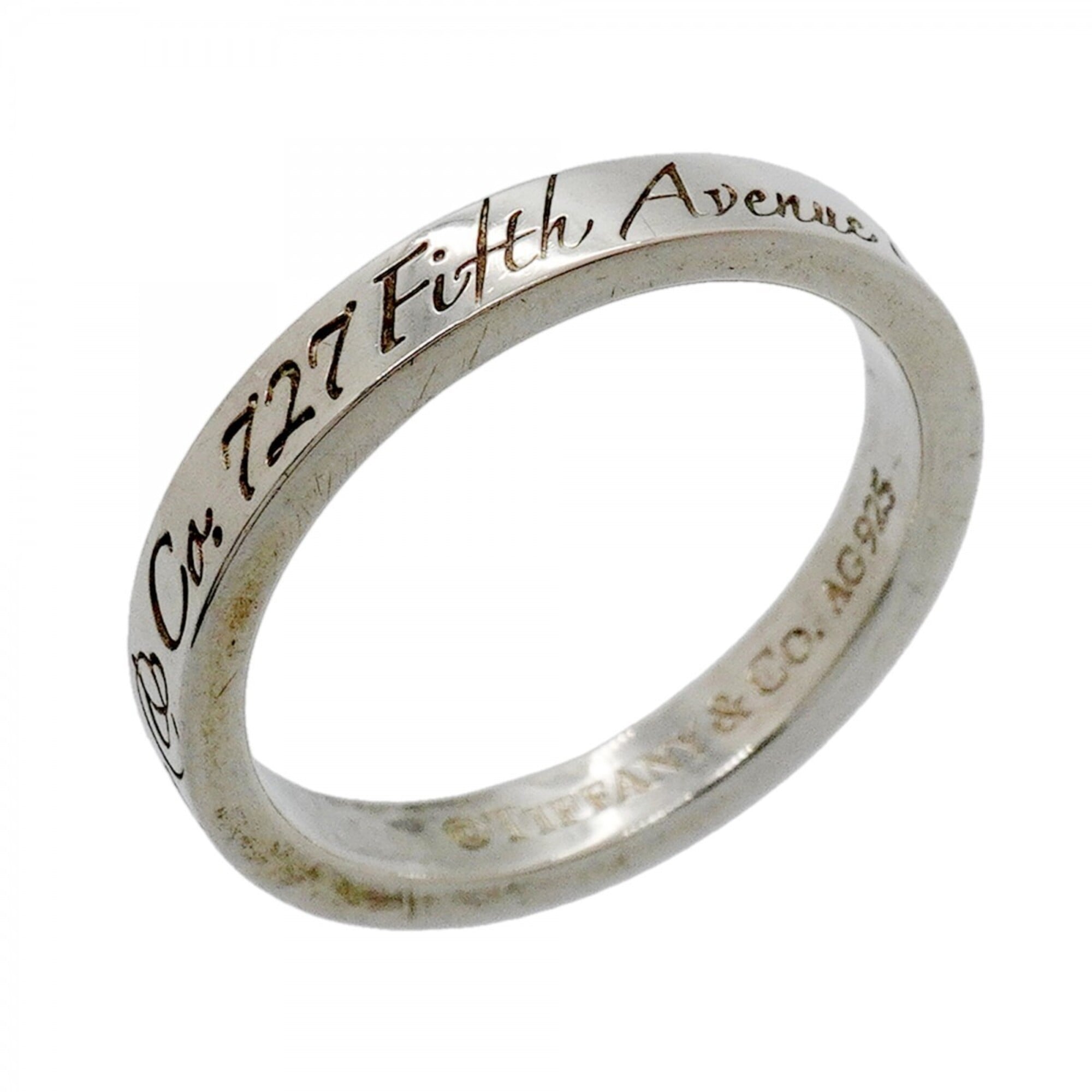 Tiffany Silver 925 Band Ring (Pre-Owned)