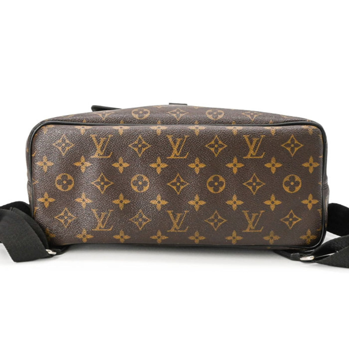 Louis Vuitton Black Brown Monogram Macassar Backpack (Pre-Owned)
