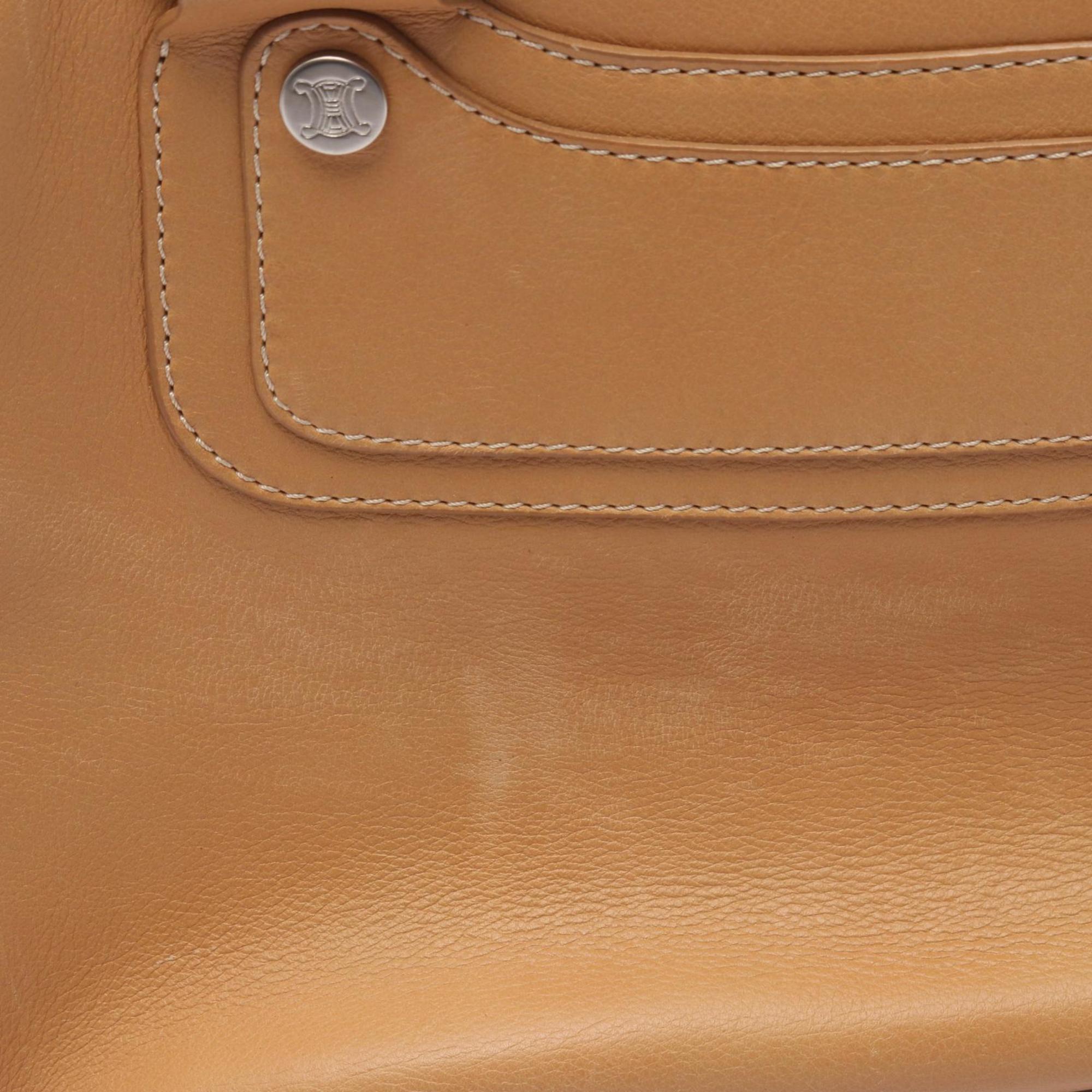Celine Beige Leather Handbag (Pre-Owned)