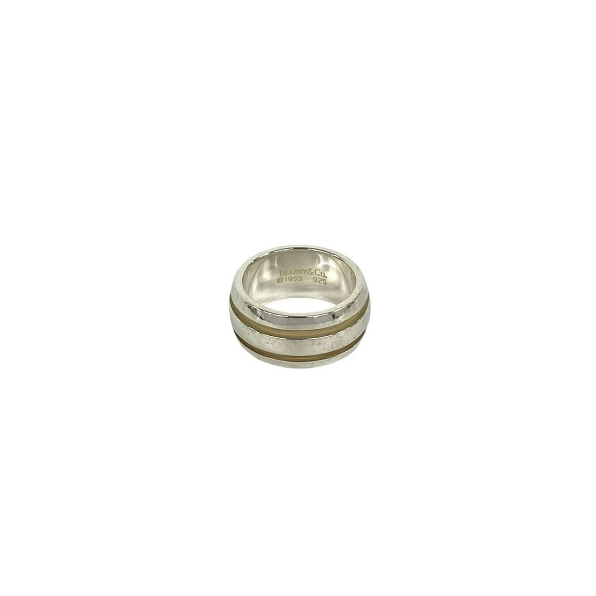 Tiffany Silver Silver 925 Band Ring (Pre-Owned)