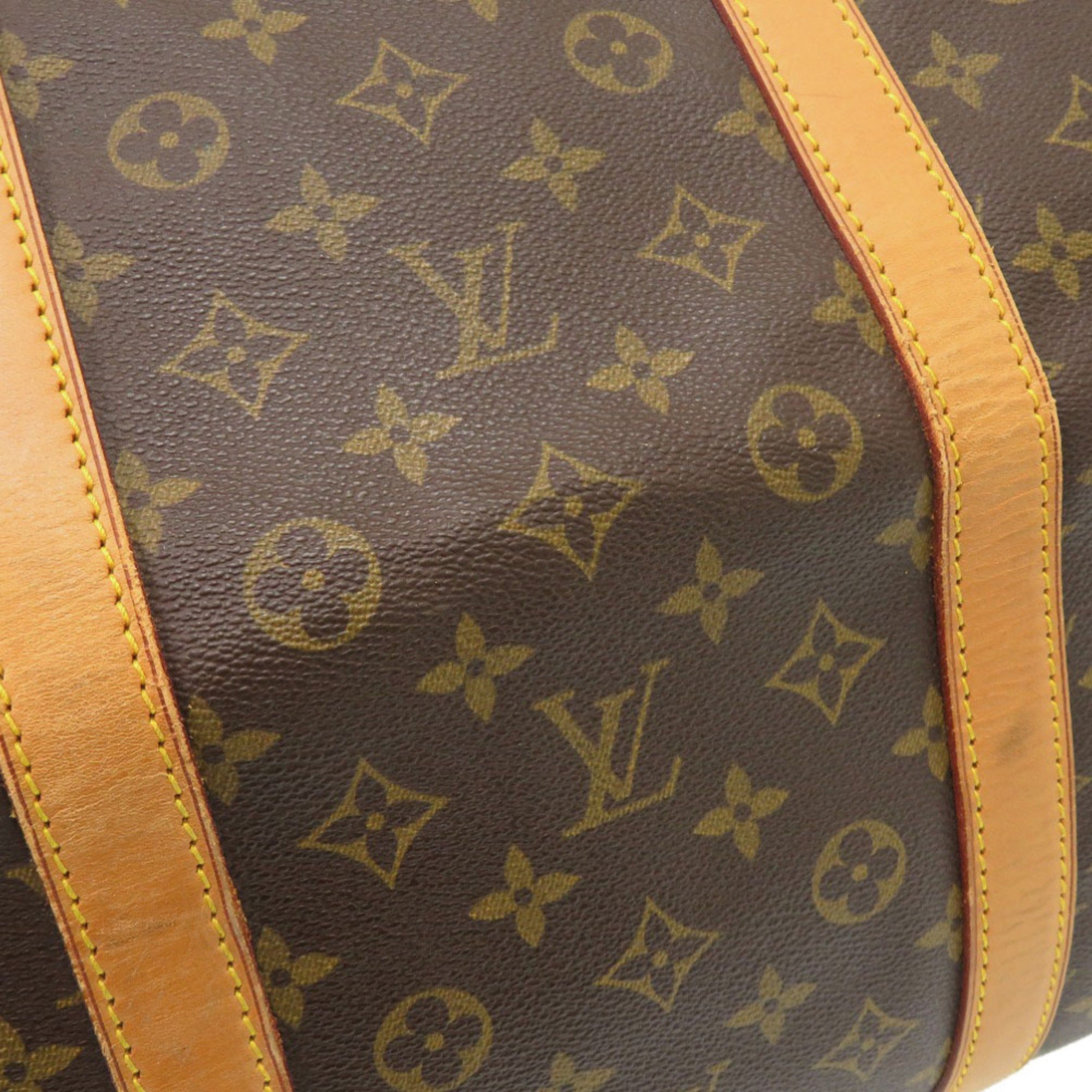 Louis Vuitton Brown Monogram Canvas Boston Bag (Pre-Owned)