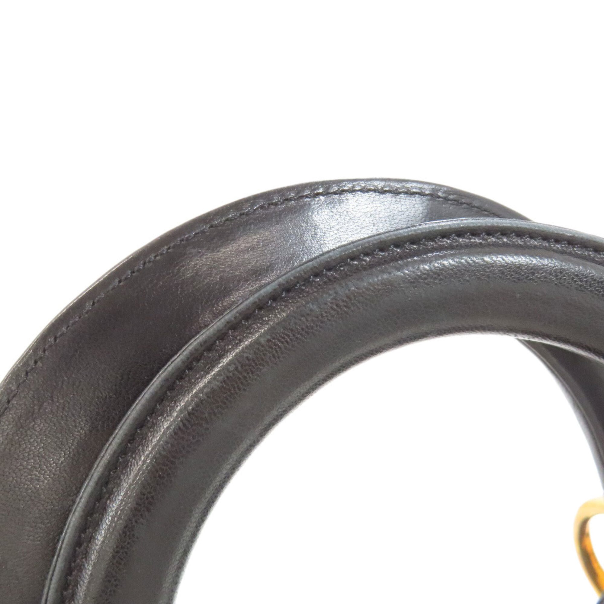 Christian Dior Black Leather Handbag (Pre-Owned)