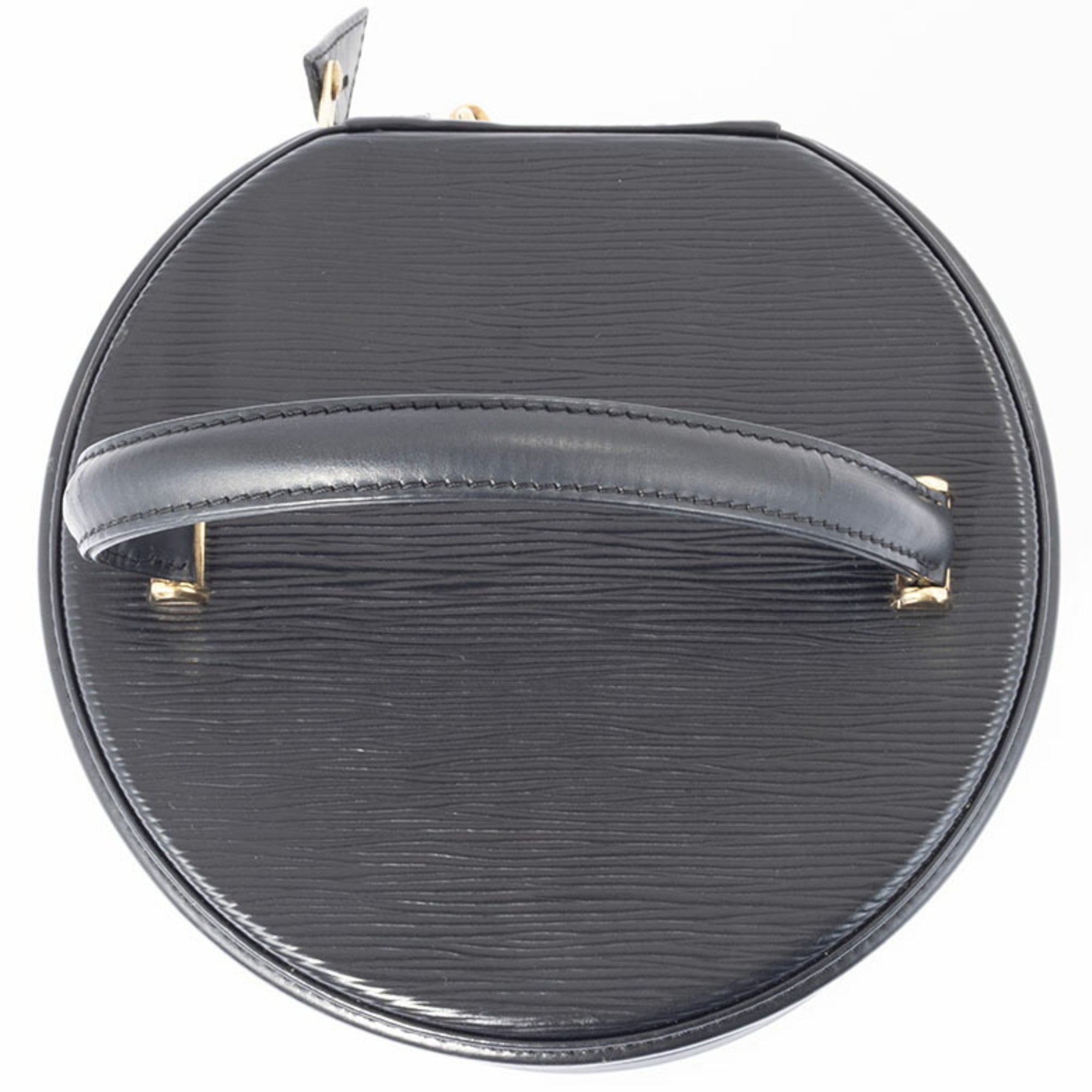 Louis Vuitton Epi Black Epi Leather Handbag Vanity Bag (Pre-Owned)