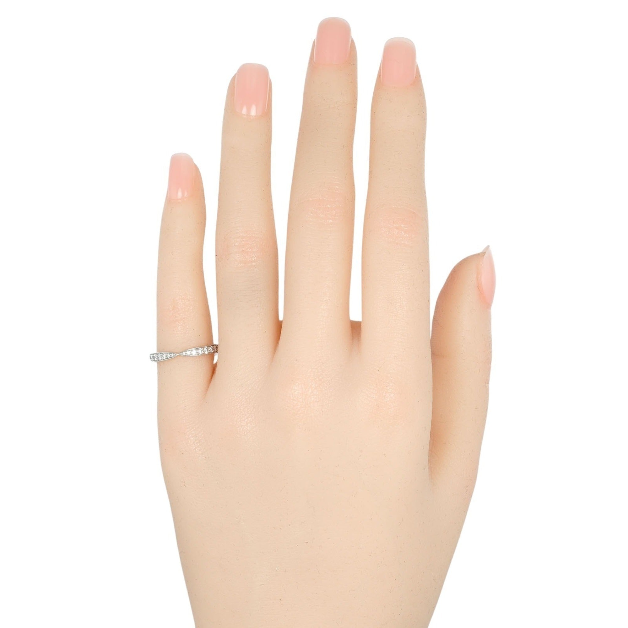 Tiffany Platinum Platinum 950 Band Ring (Pre-Owned)