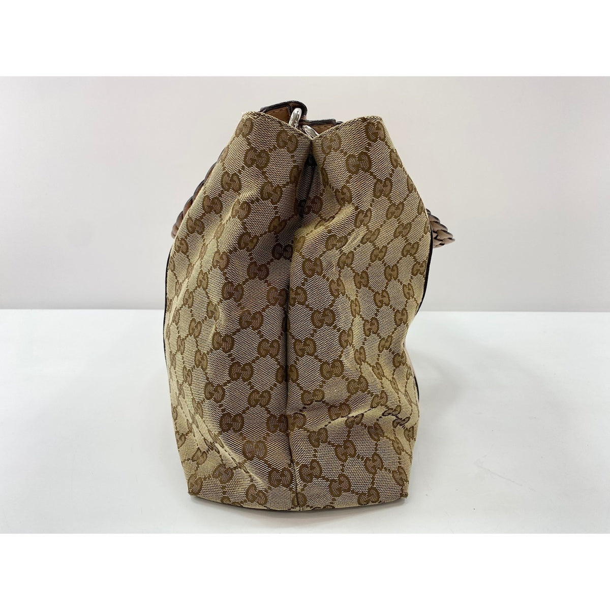 Gucci Beige Pink Tote Bag (Pre-Owned)