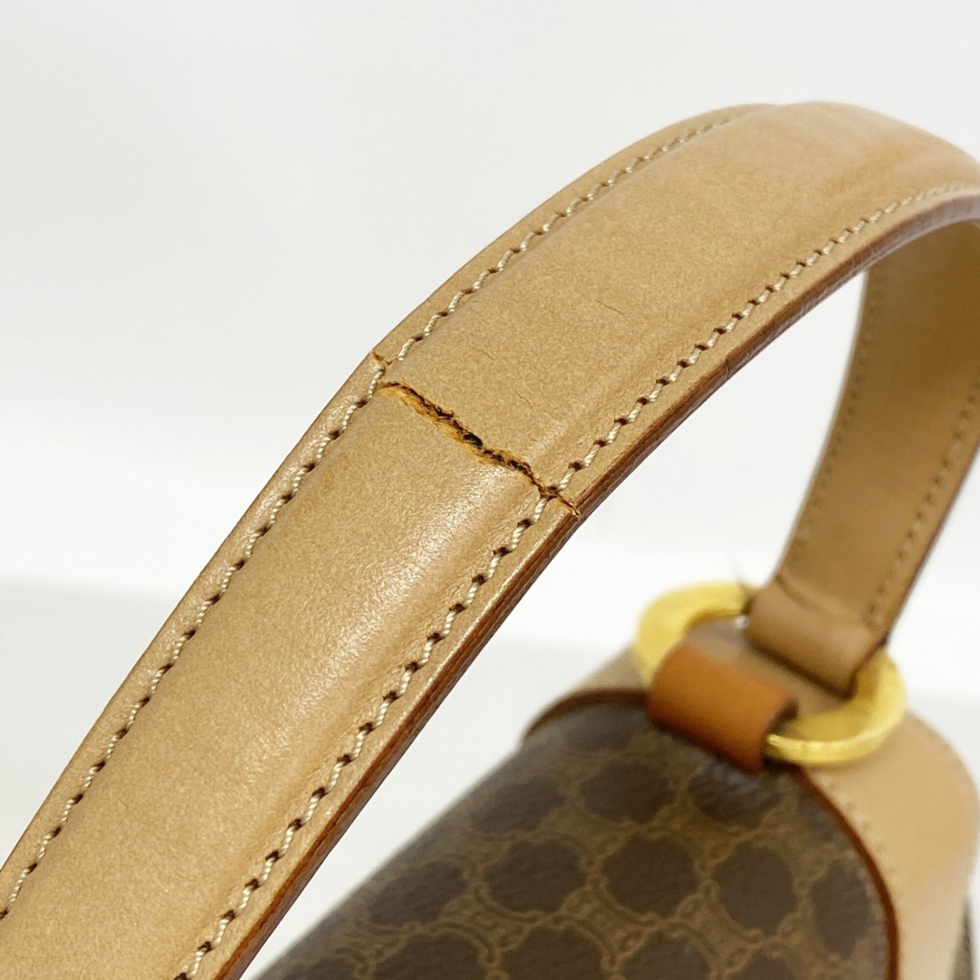 Celine Brown Pvc Handbag (Pre-Owned)