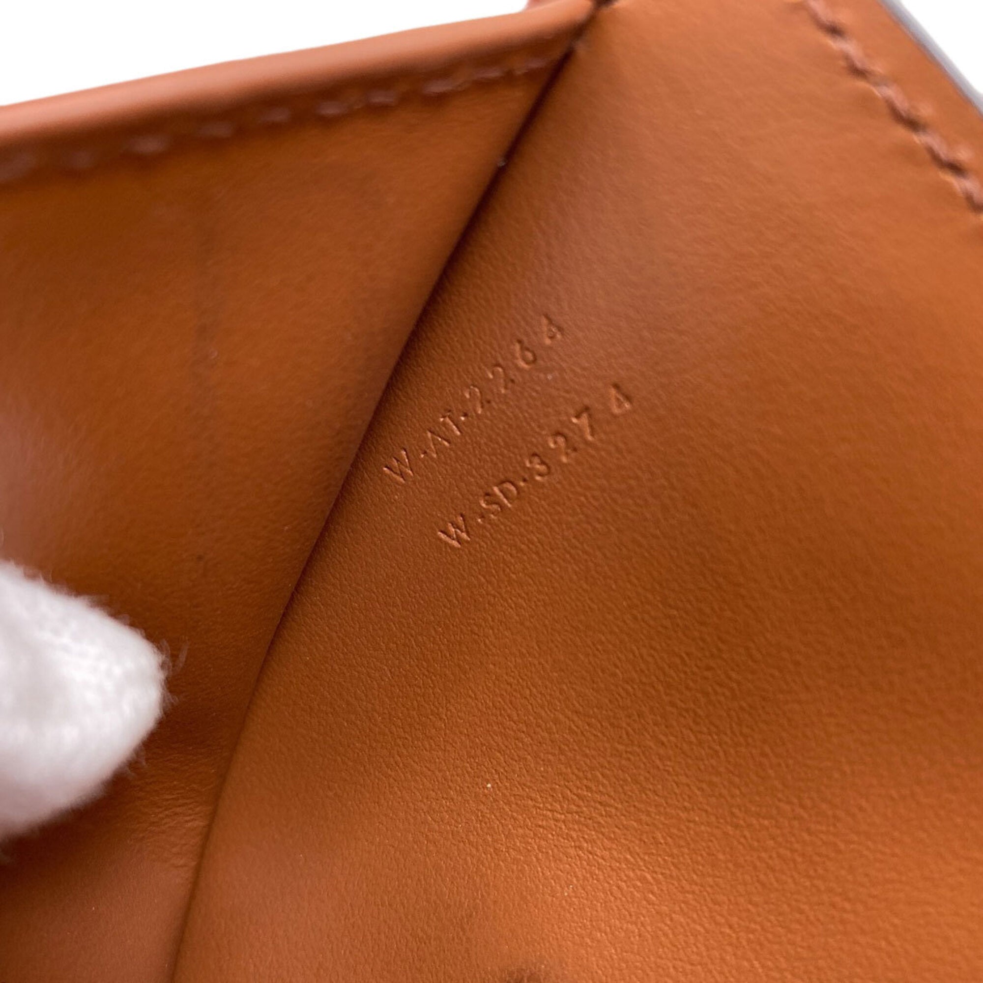 Celine Dark Brown Leather Wallet (Bi-Fold) (Pre-Owned)