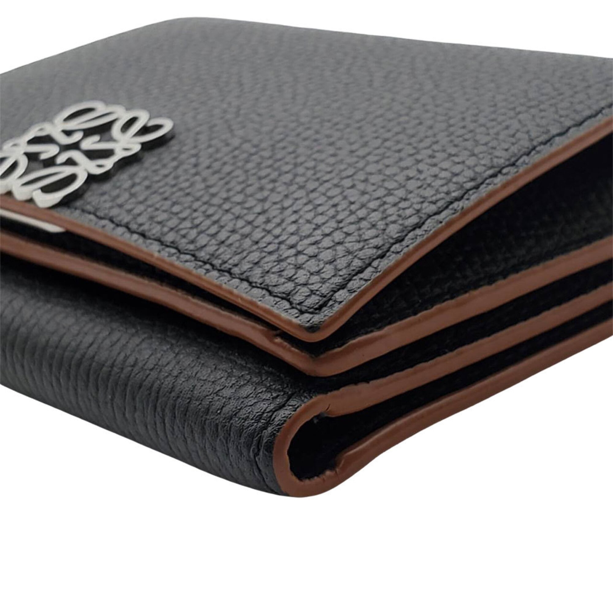 Loewe Black Leather Wallet (Tri-Fold) (Pre-Owned)