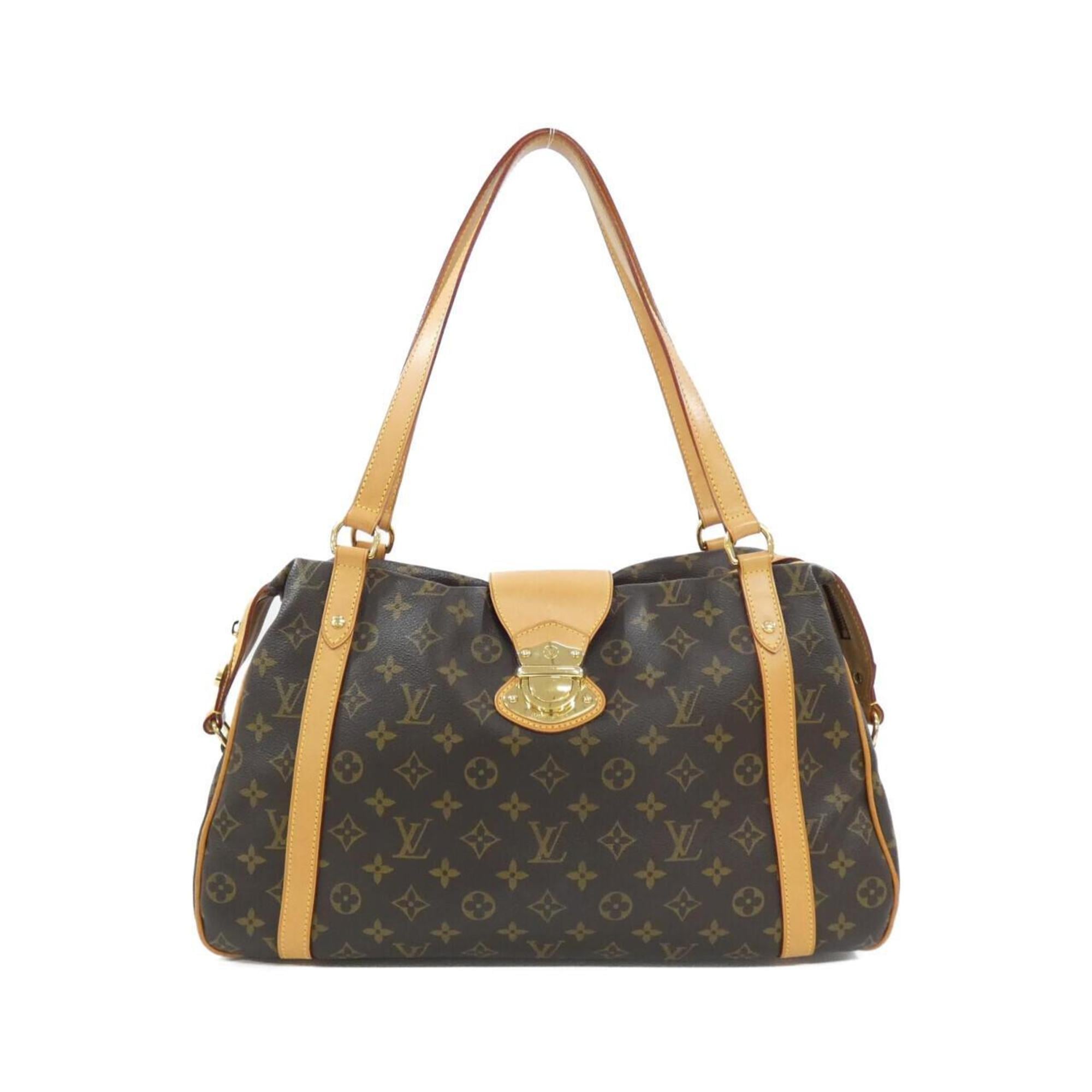 Louis Vuitton Brown Coated Canvas Shoulder Bag (Pre-Owned)