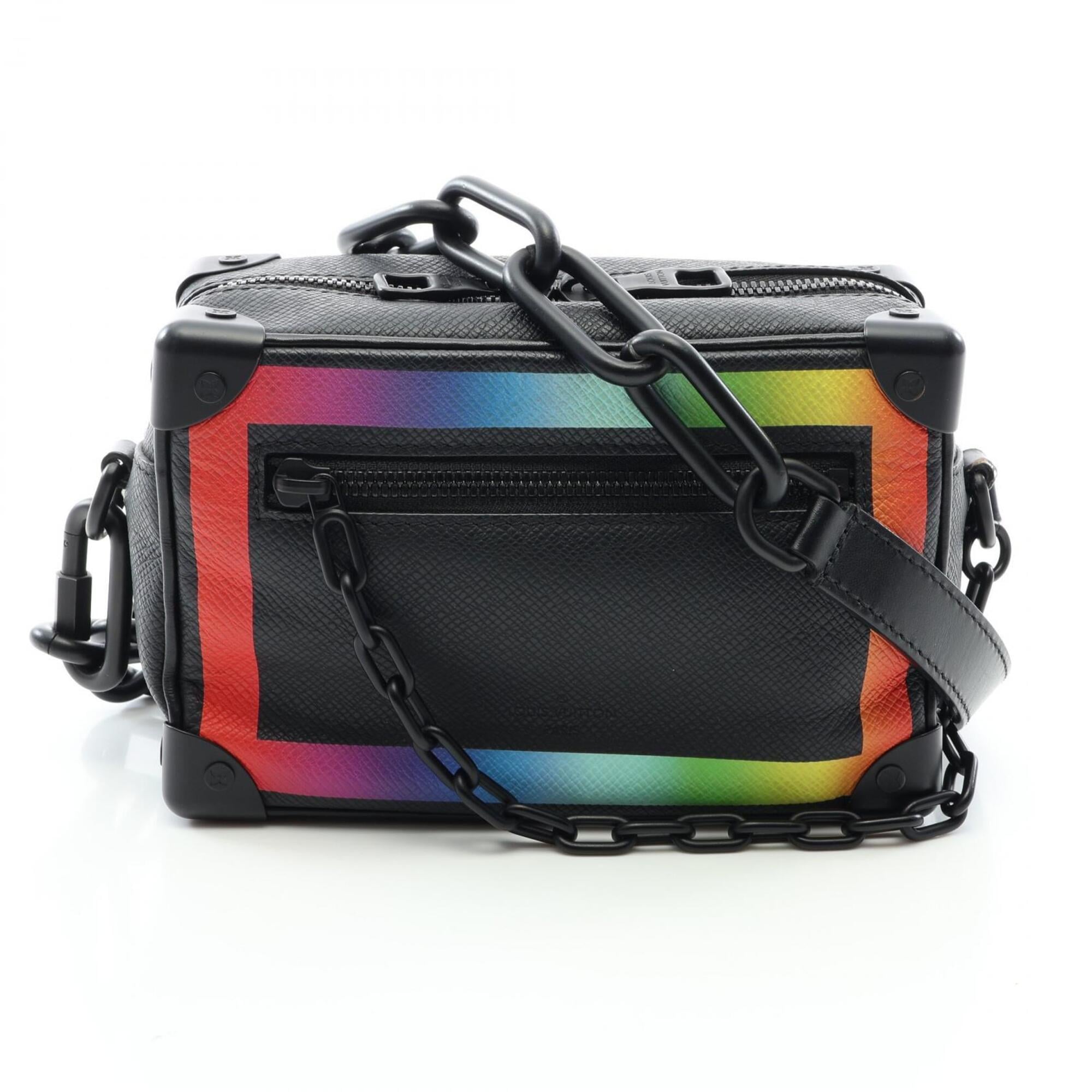 Louis Vuitton Black Multi-Color Leather Shoulder Bag (Pre-Owned)