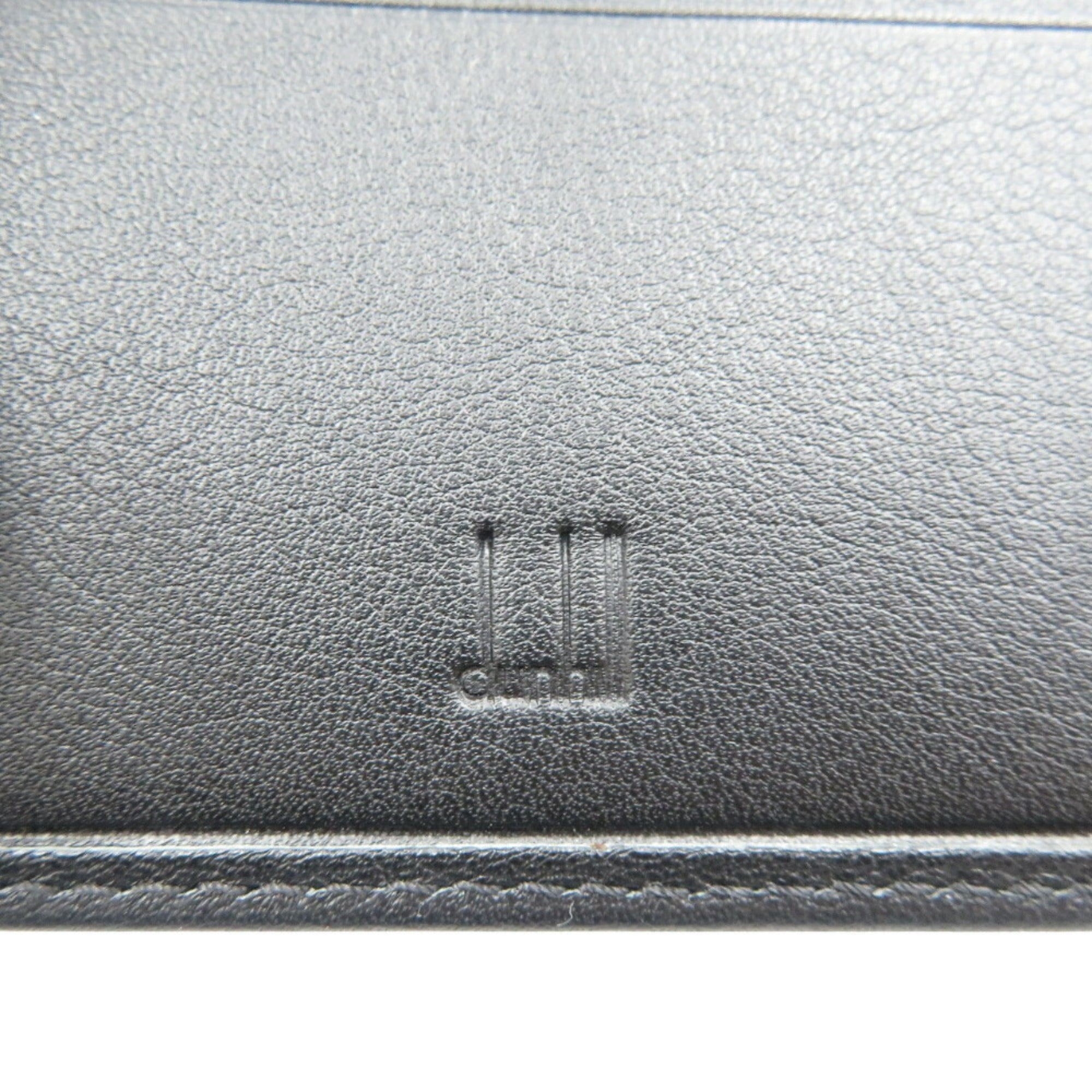 Dunhill Black Leather Long Wallet (Bi-Fold) (Pre-Owned)