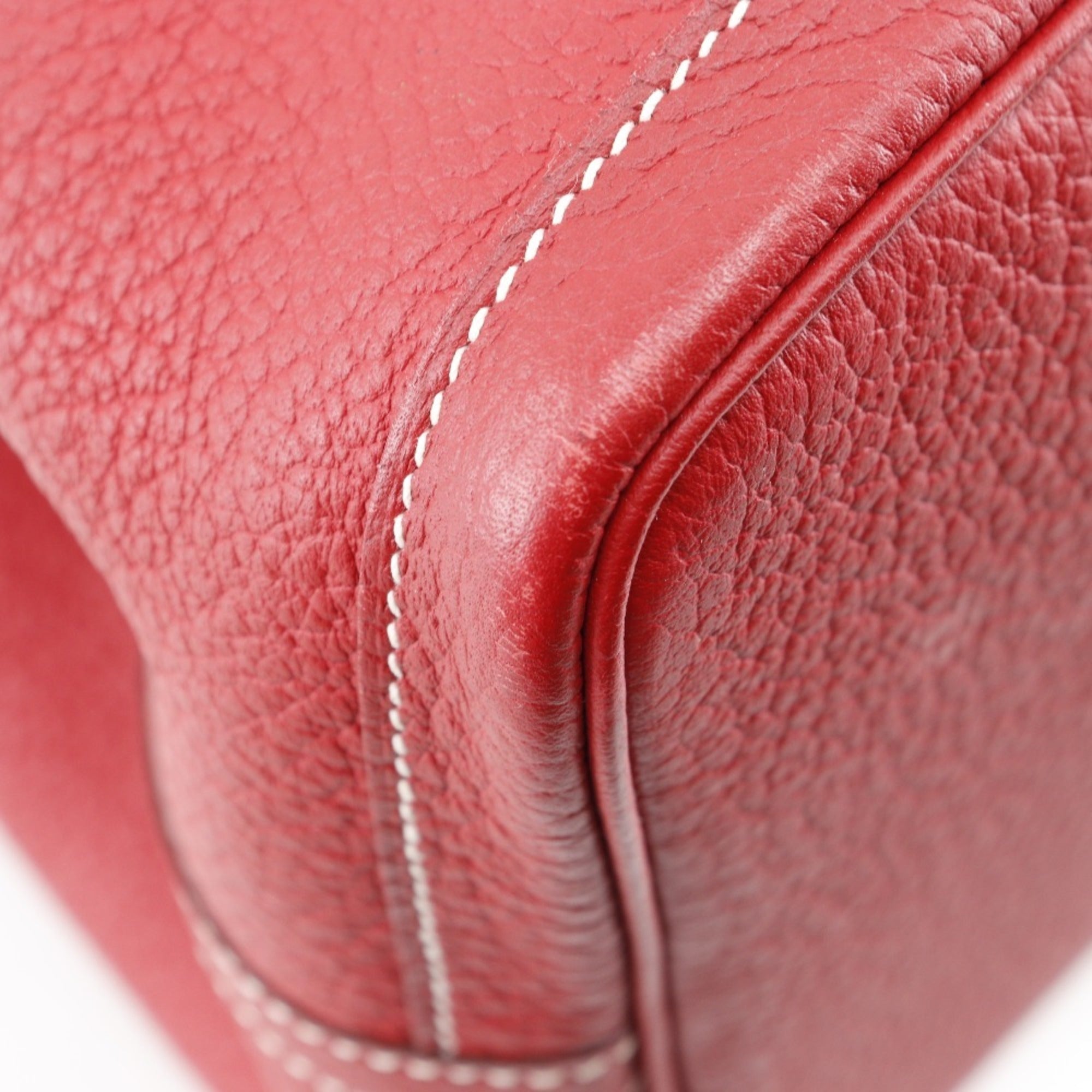 Hermes Red Color Negonda Leather Tote Bag (Pre-Owned)