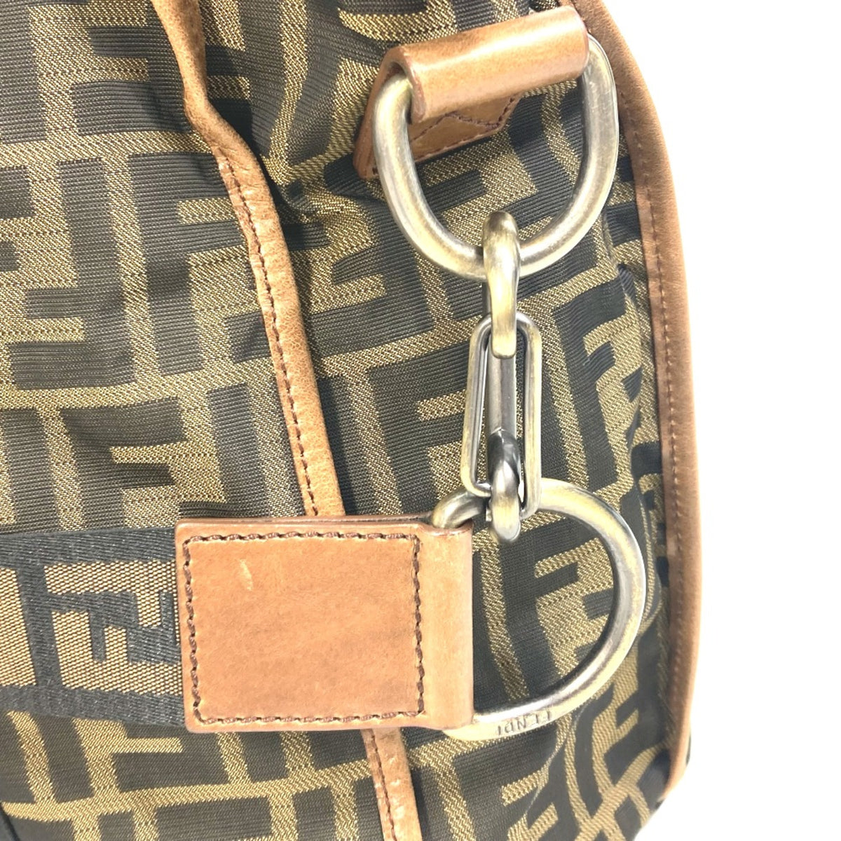 Fendi Brown Leather Tote Bag (Pre-Owned)