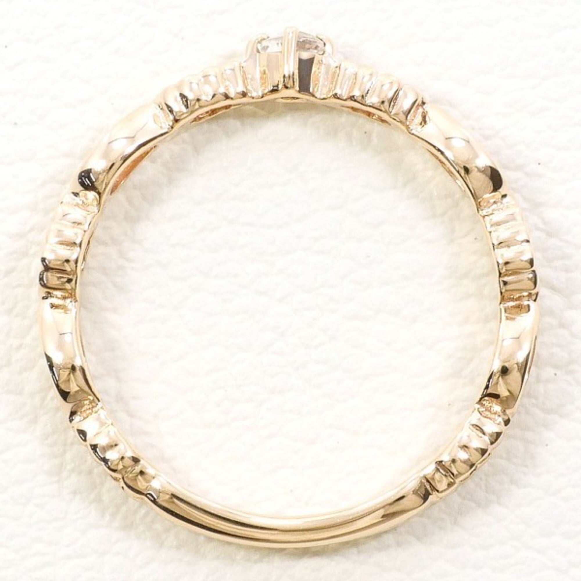 Nojess Blue Yellow Gold Yellow Gold (10K) Band Ring (Pre-Owned)