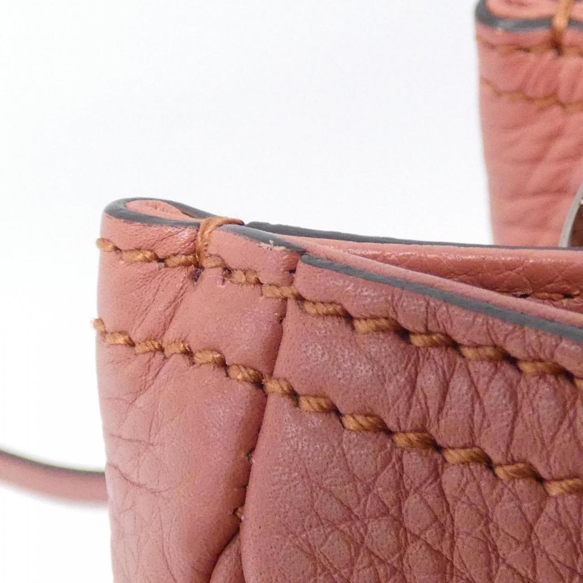 Gucci Pink Leather Handbag (Pre-Owned)