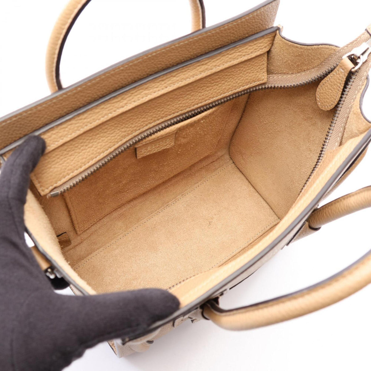 Celine Beige Leather Handbag (Pre-Owned)